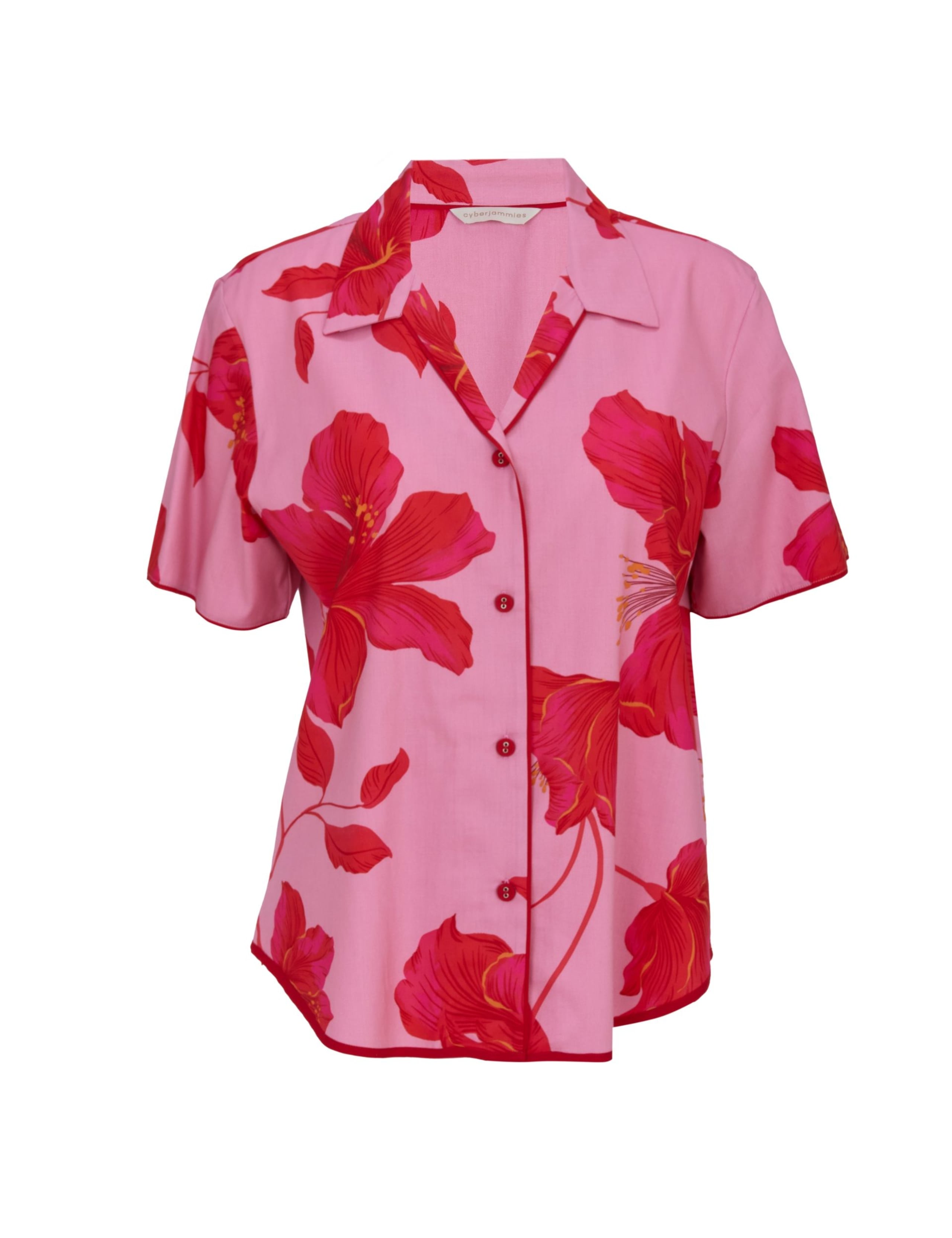 Cotton Modal Floral Pyjama Top 2 of 4