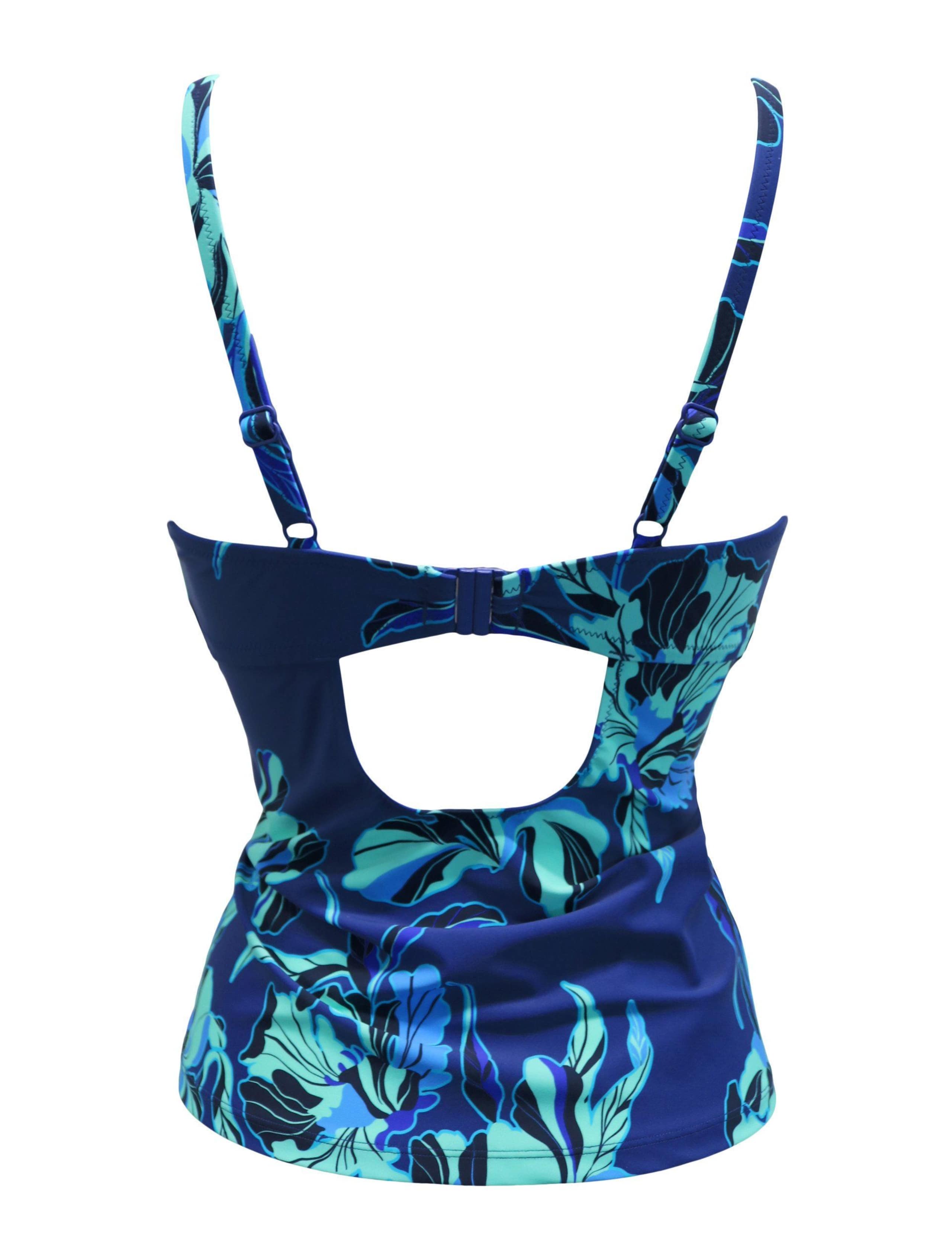 Palermo Wired Padded Tankini Top 5 of 5