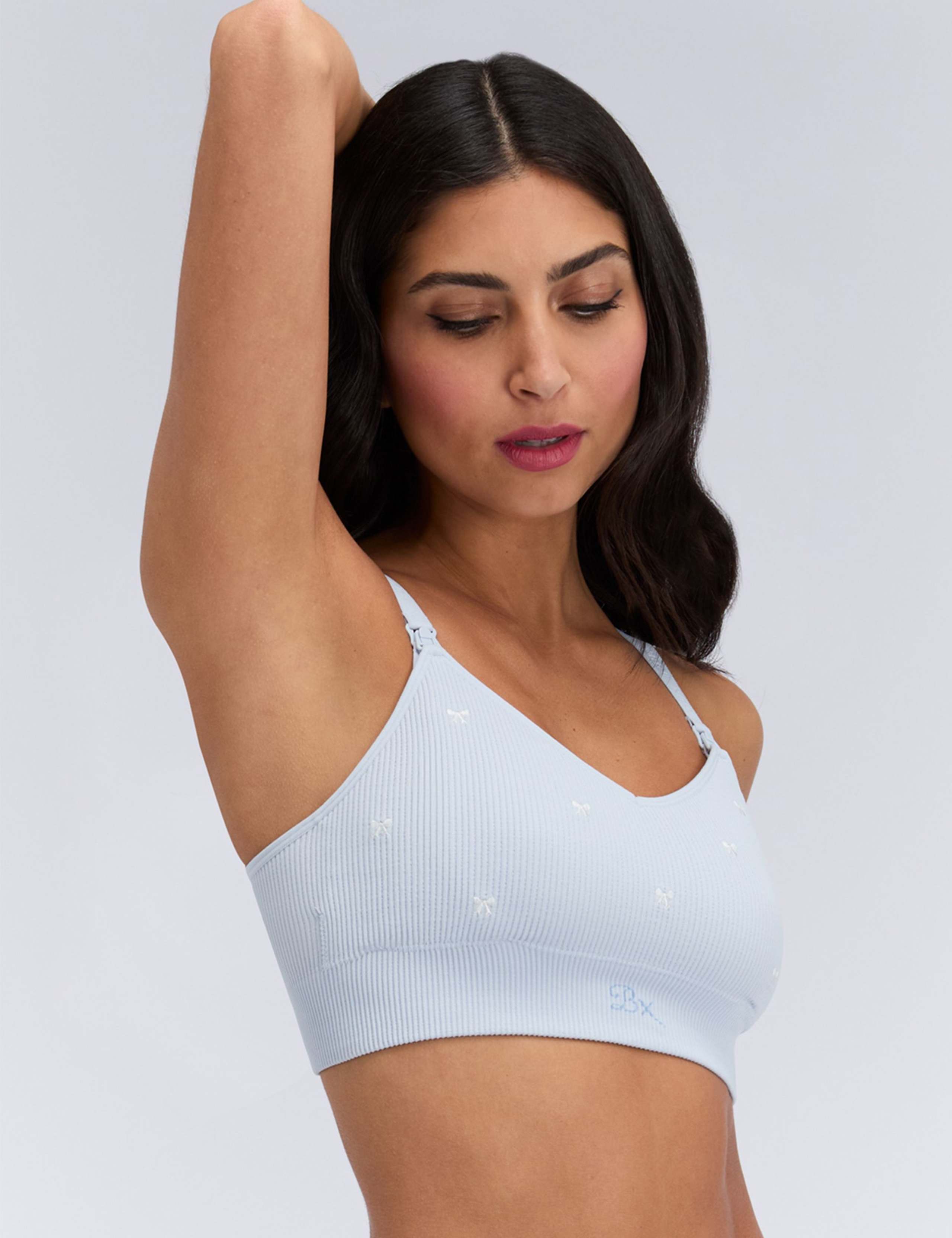 Ribbed Maternity Nursing Bralette 3 of 5