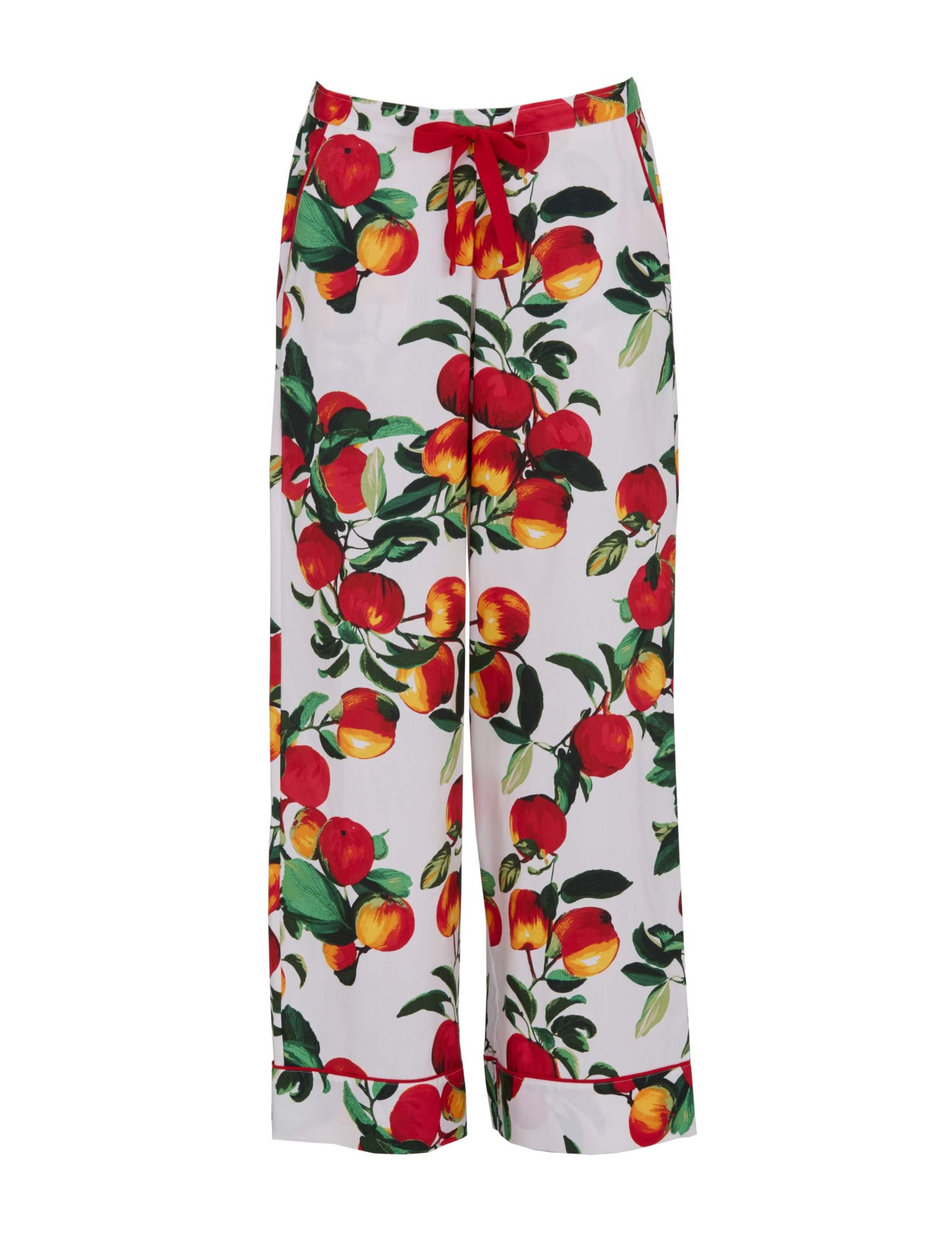 Cotton Modal Apple Print Pyjama Bottoms 2 of 4