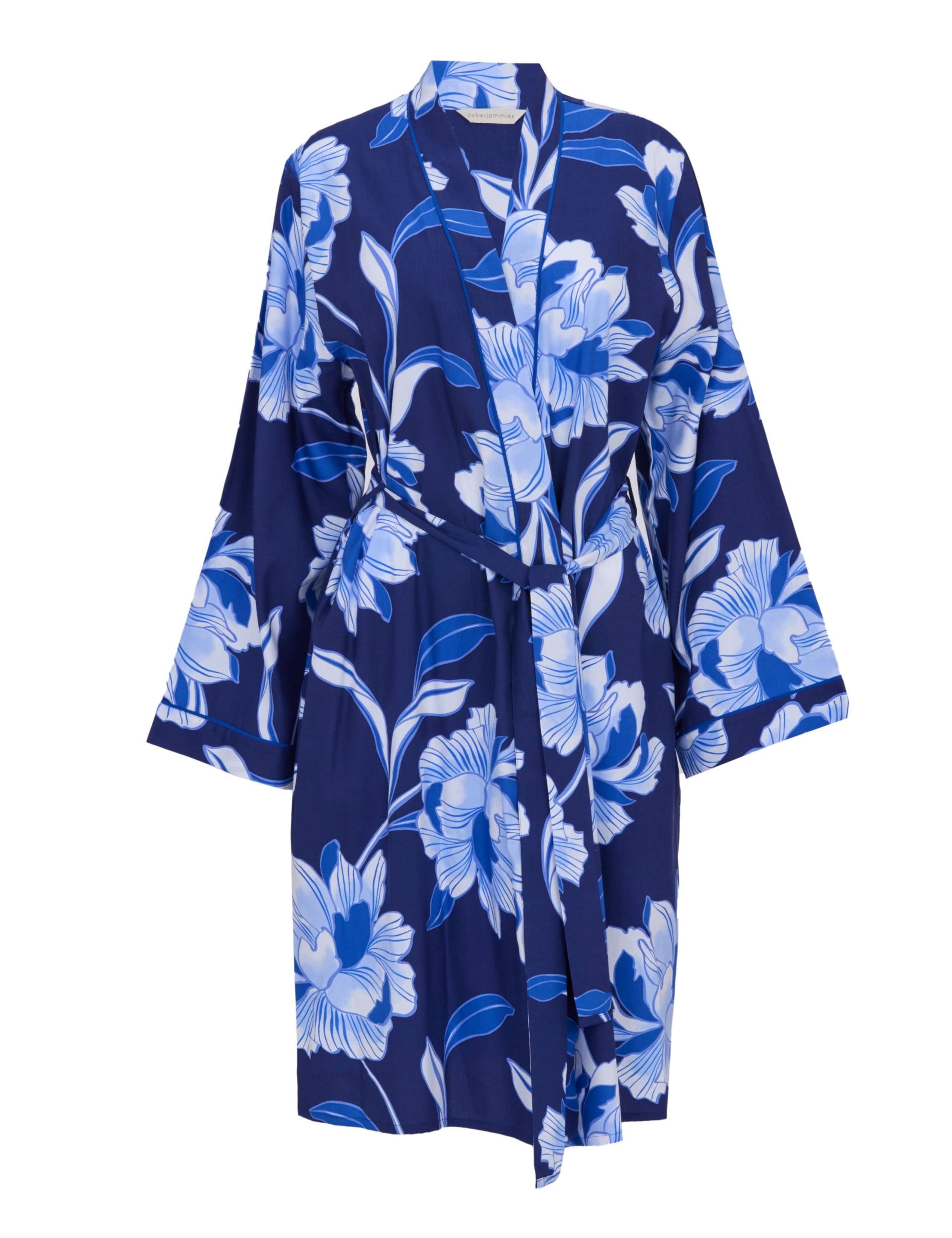 Cotton Rich Floral Dressing Gown 2 of 4