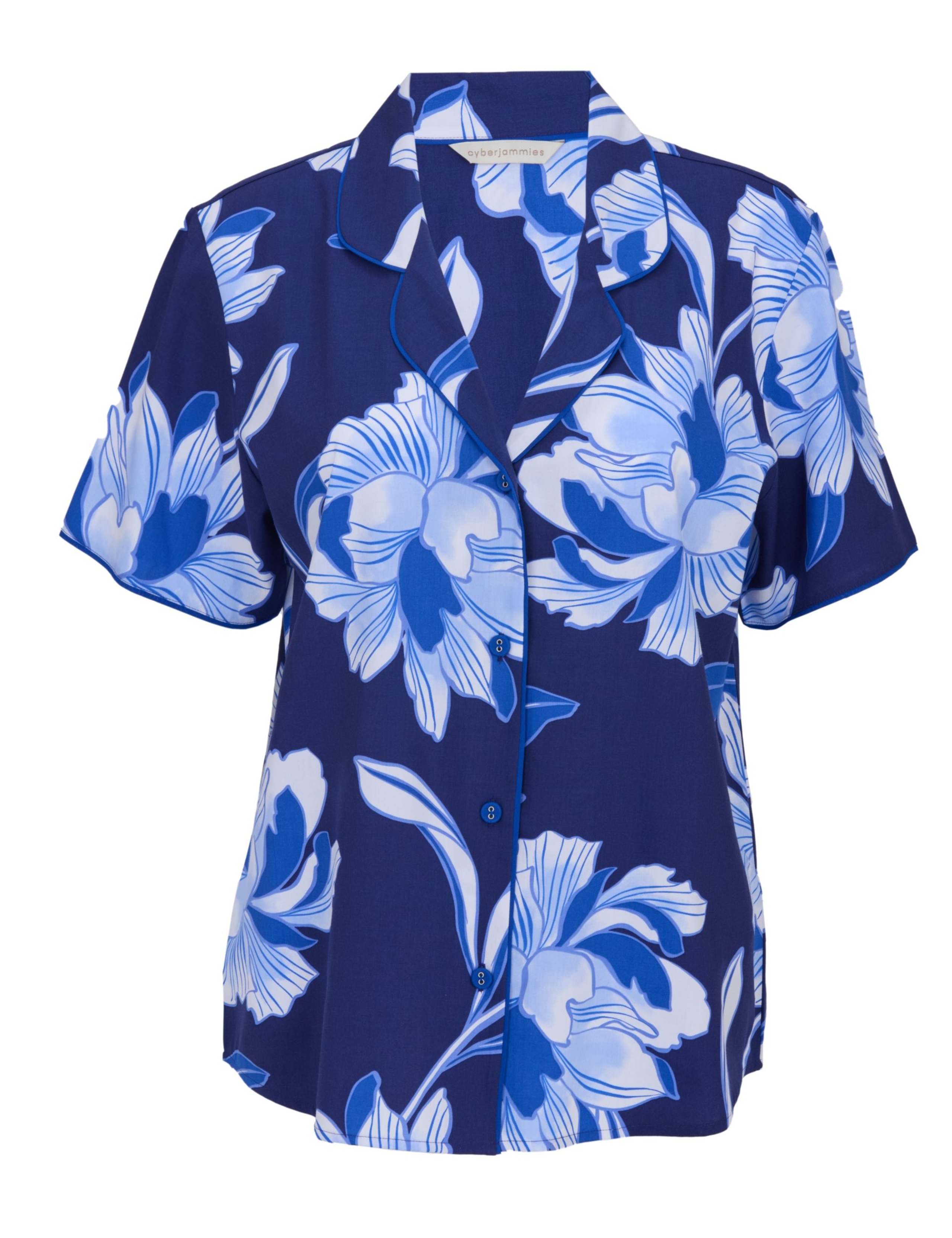 Cotton Modal Floral Pyjama Top 2 of 4