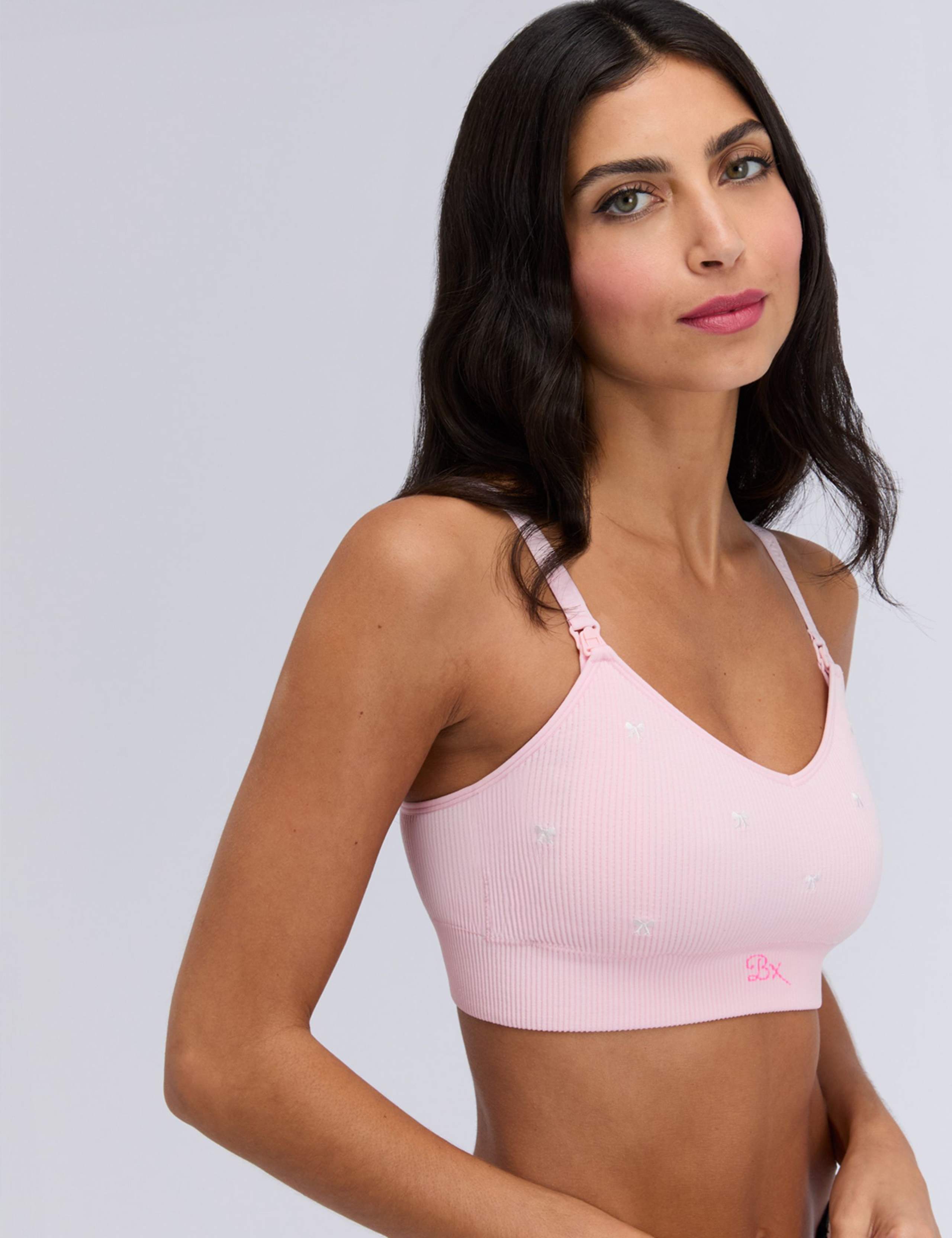 Ribbed Maternity Nursing Bralette 4 of 6