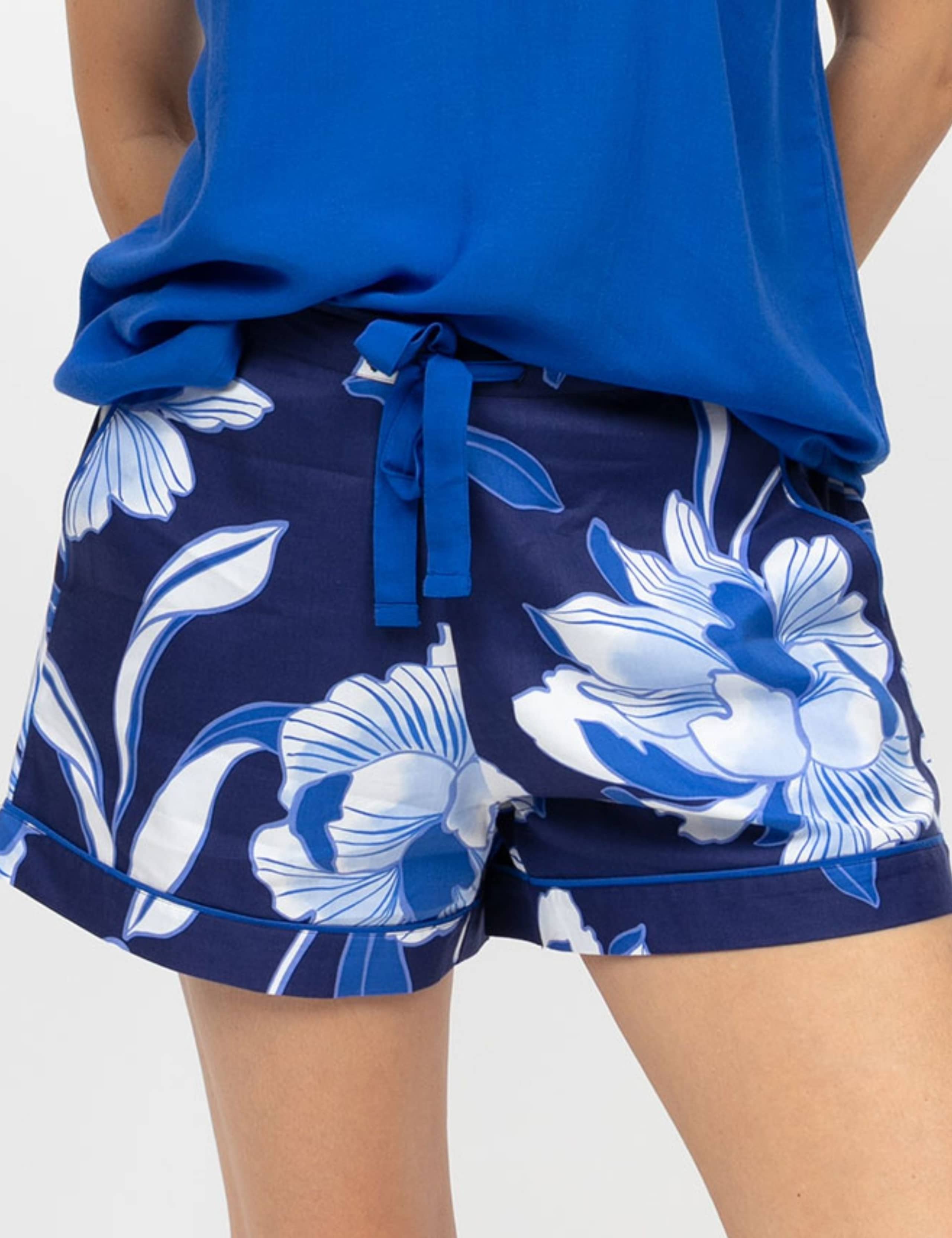 Cotton Modal Floral Pyjama Shorts 3 of 4