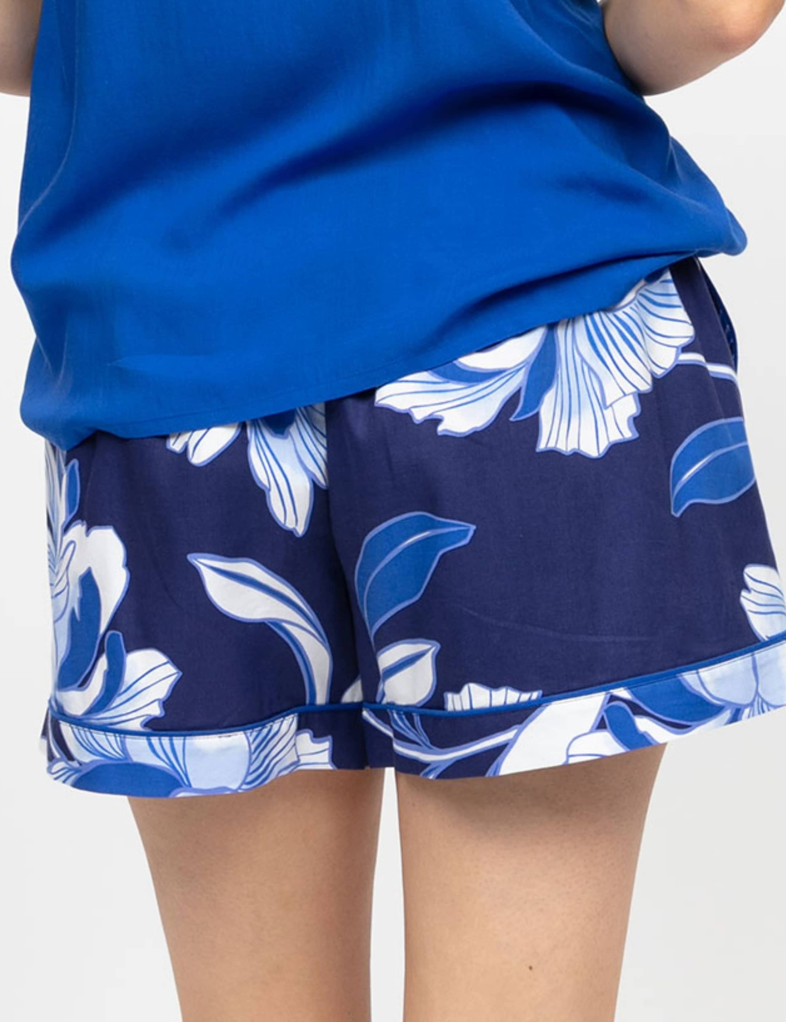 Cotton Modal Floral Pyjama Shorts 4 of 4