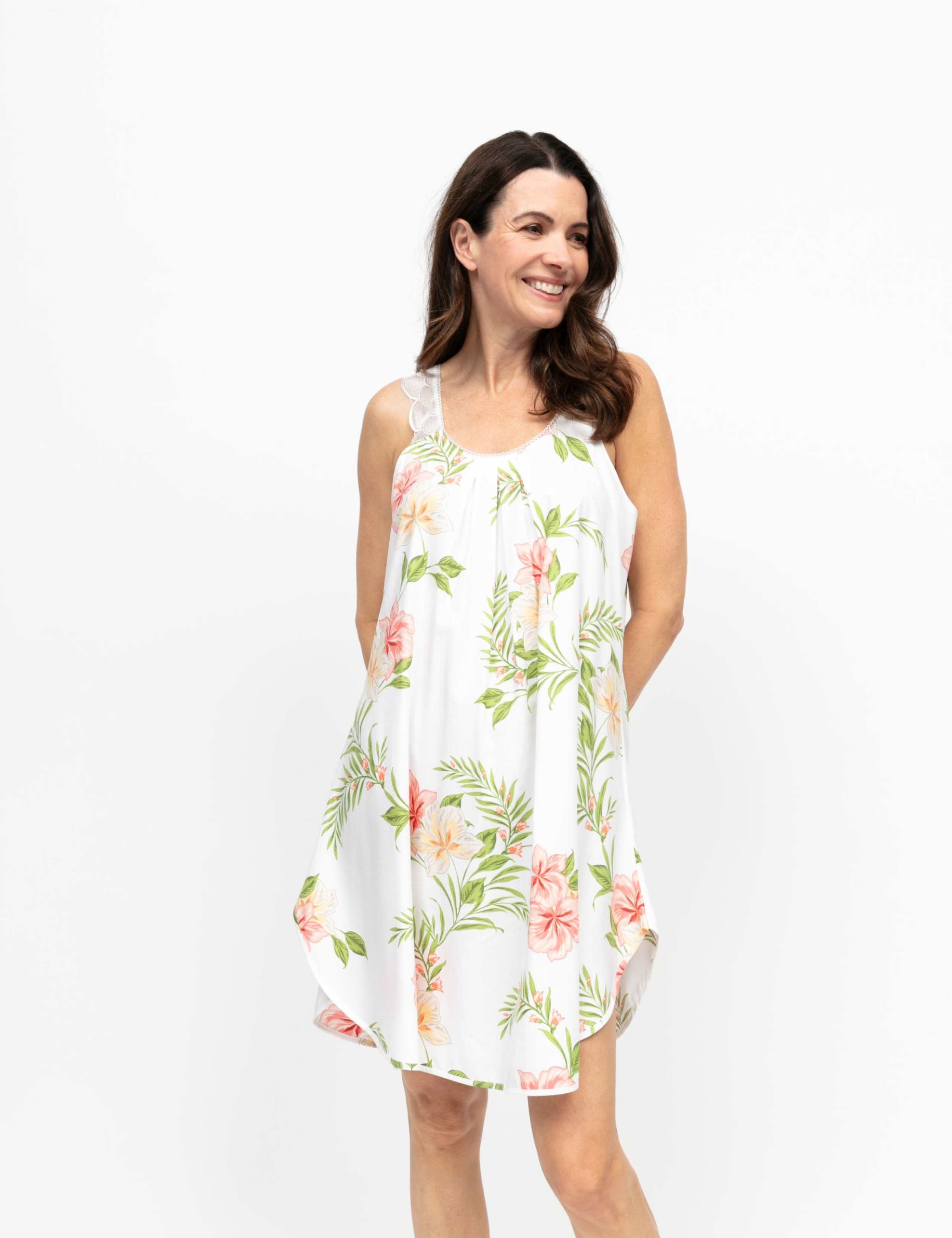 Cotton Modal Floral Nightdress 3 of 4