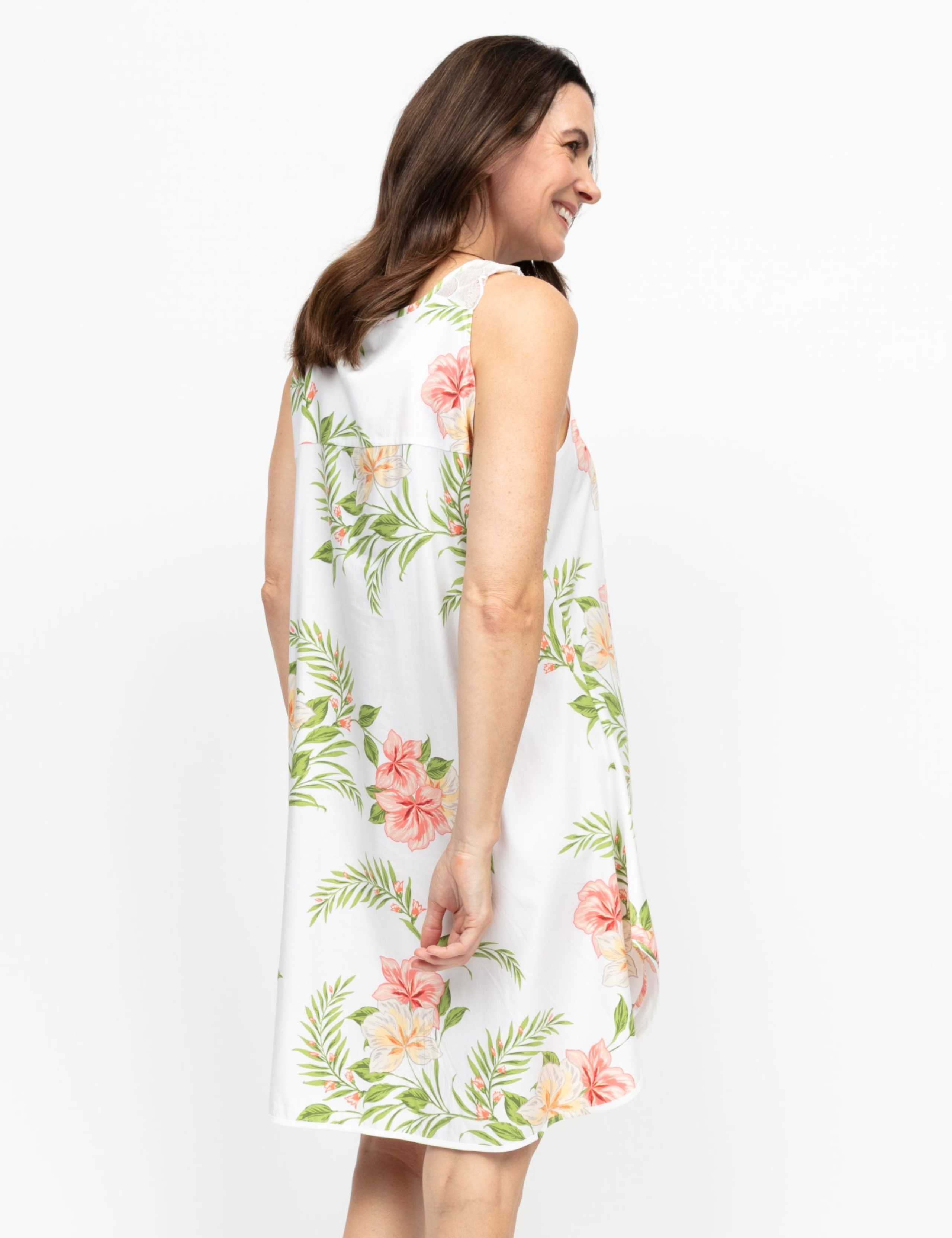 Cotton Modal Floral Nightdress 4 of 4