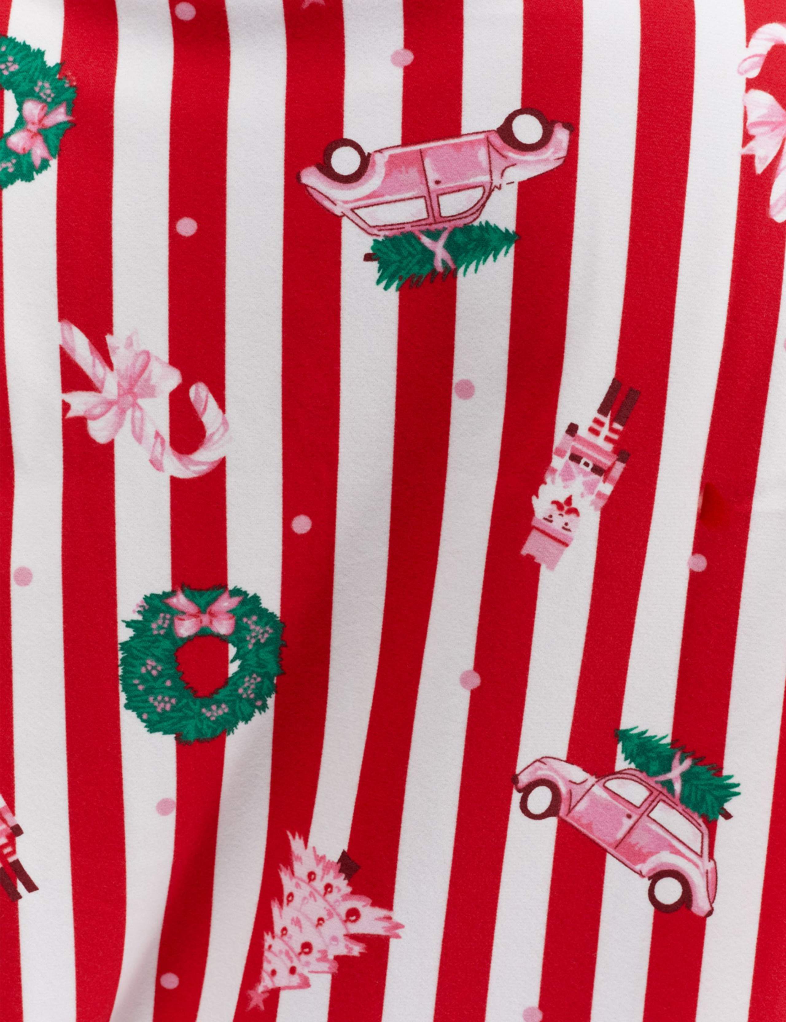 Fleece Striped Family Christmas Pyjamas in a Bag 11 of 11