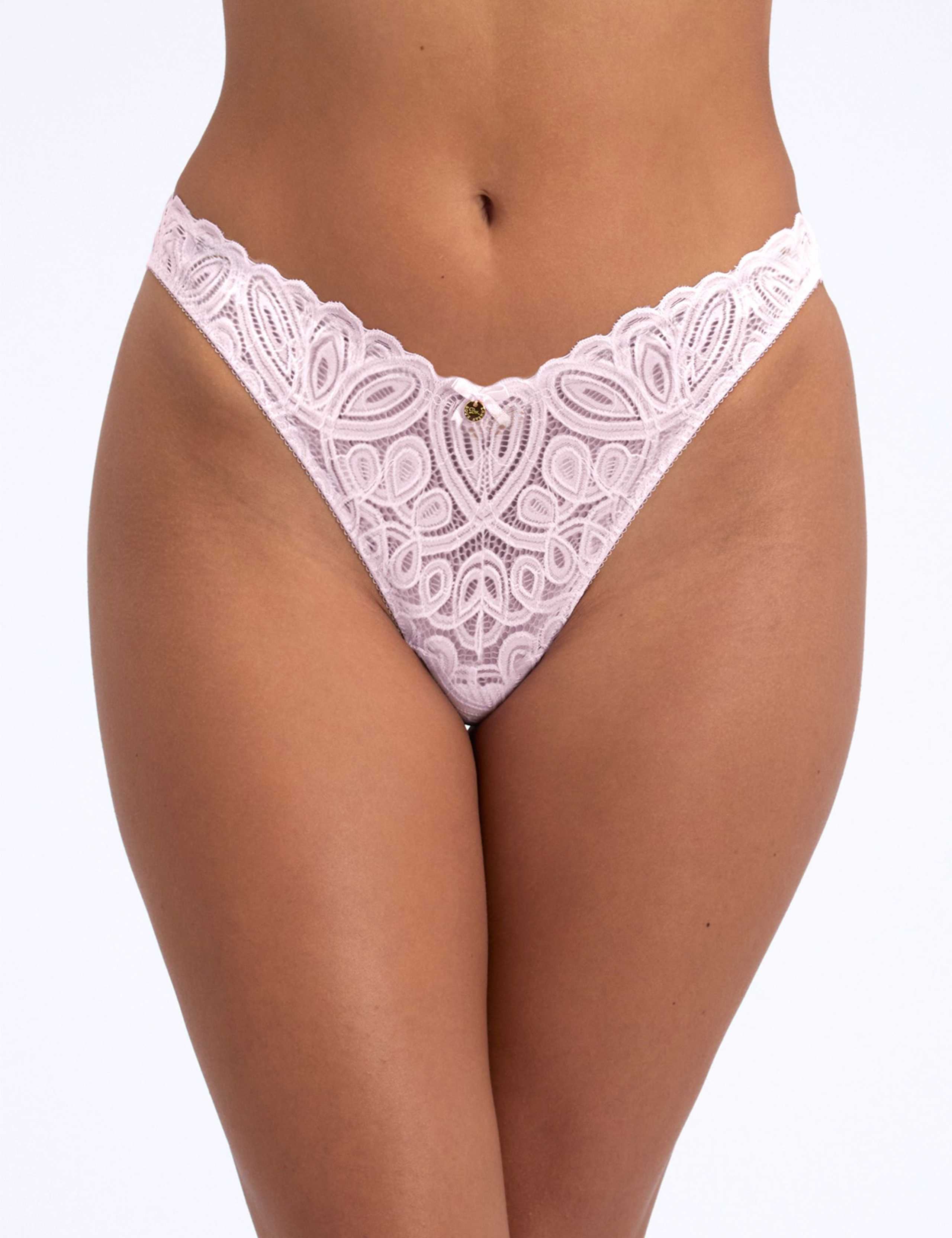 Carmel Floral Lace Briefs 4 of 5
