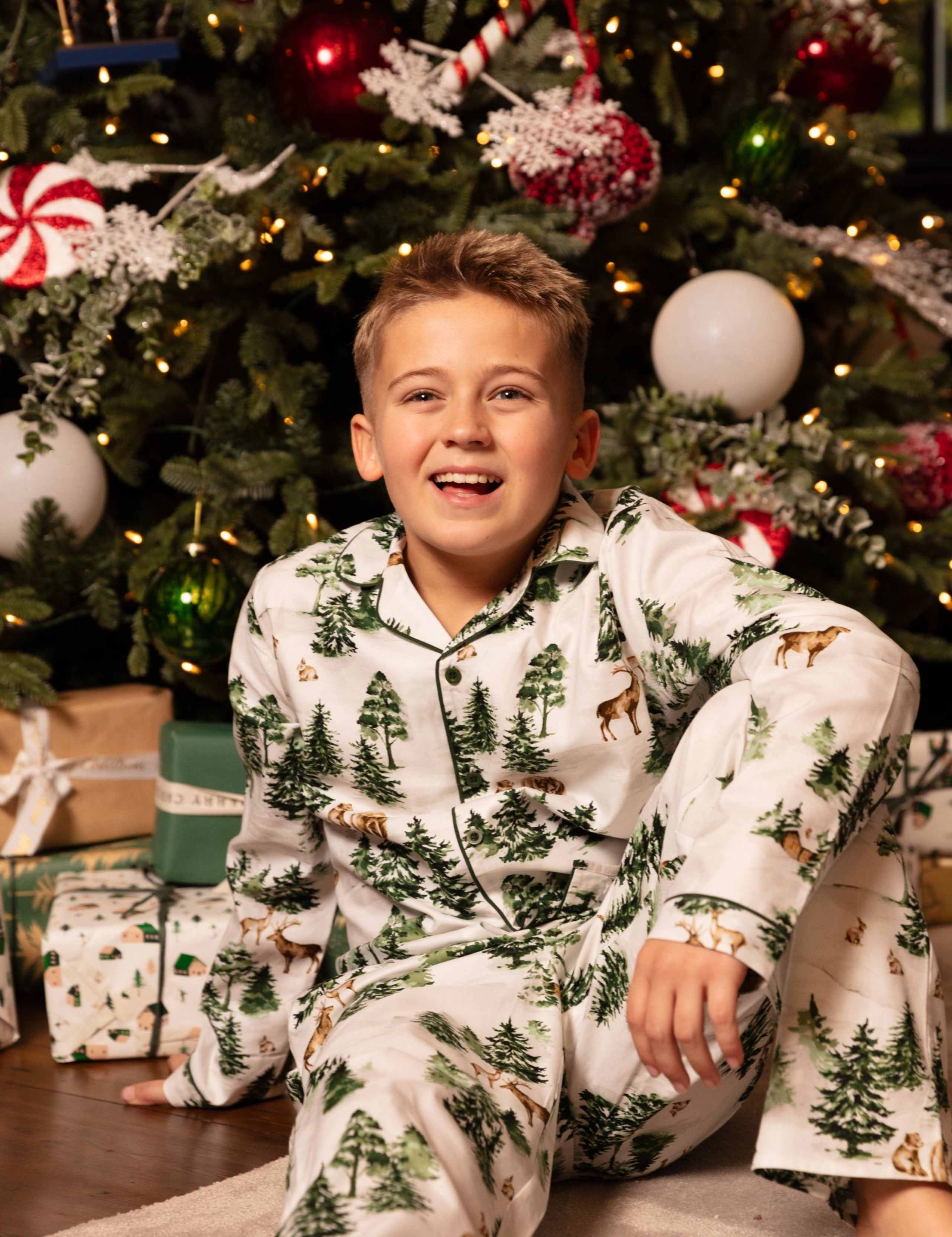 Cotton Modal Alpine Fern Pyjamas (2-13 Yrs) 3 of 4