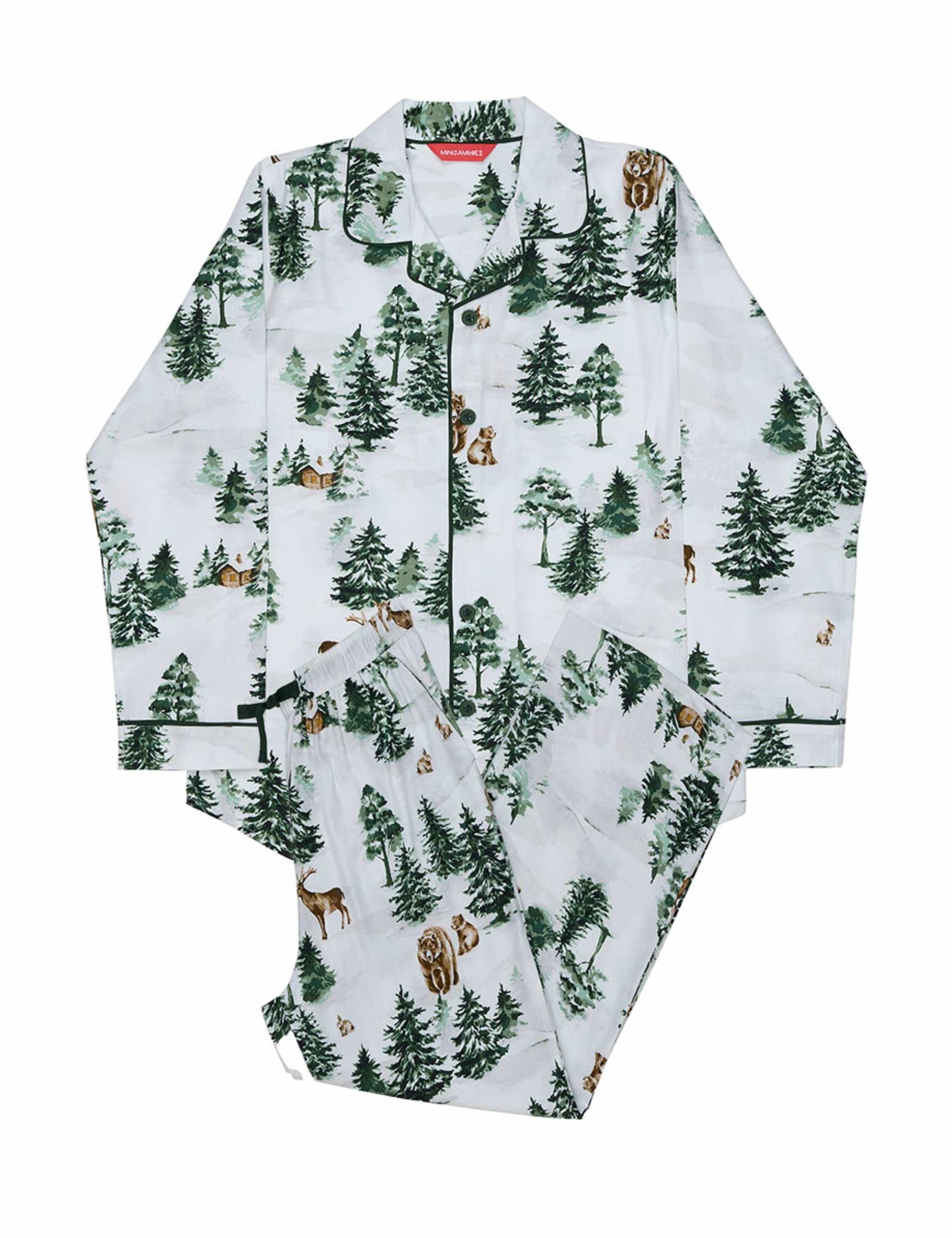 Cotton Rich Alpine Fern Family Christmas Pyjamas (2-13 Yrs) 2 of 4