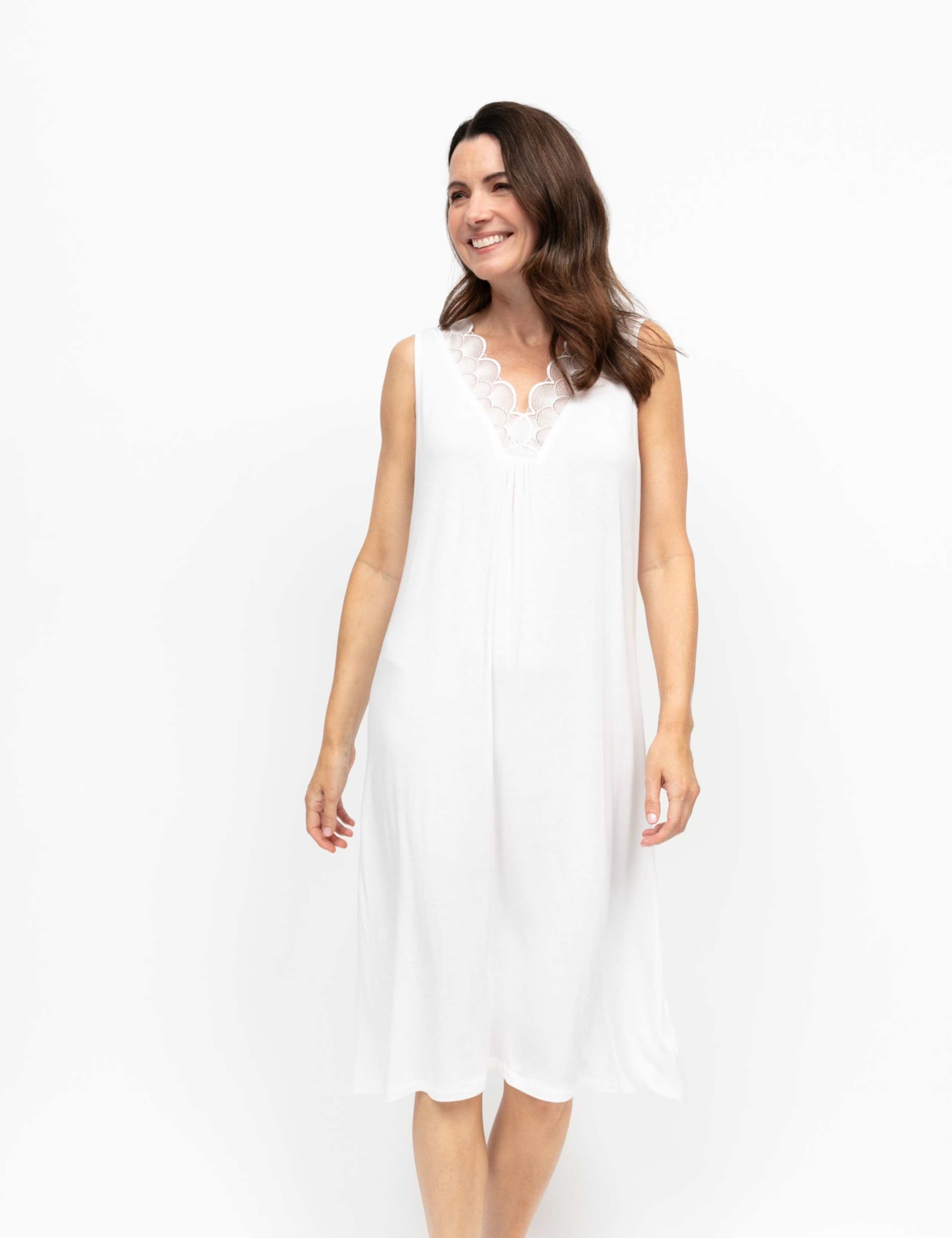 Modal Rich V-Neck Nightdress 3 of 4