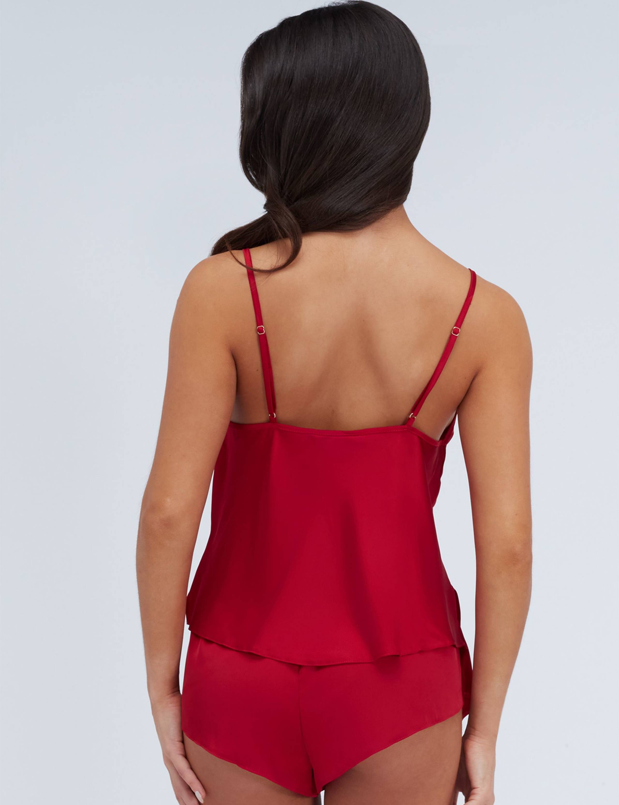 Kaya Satin Lounge Camisole Short Set 3 of 4