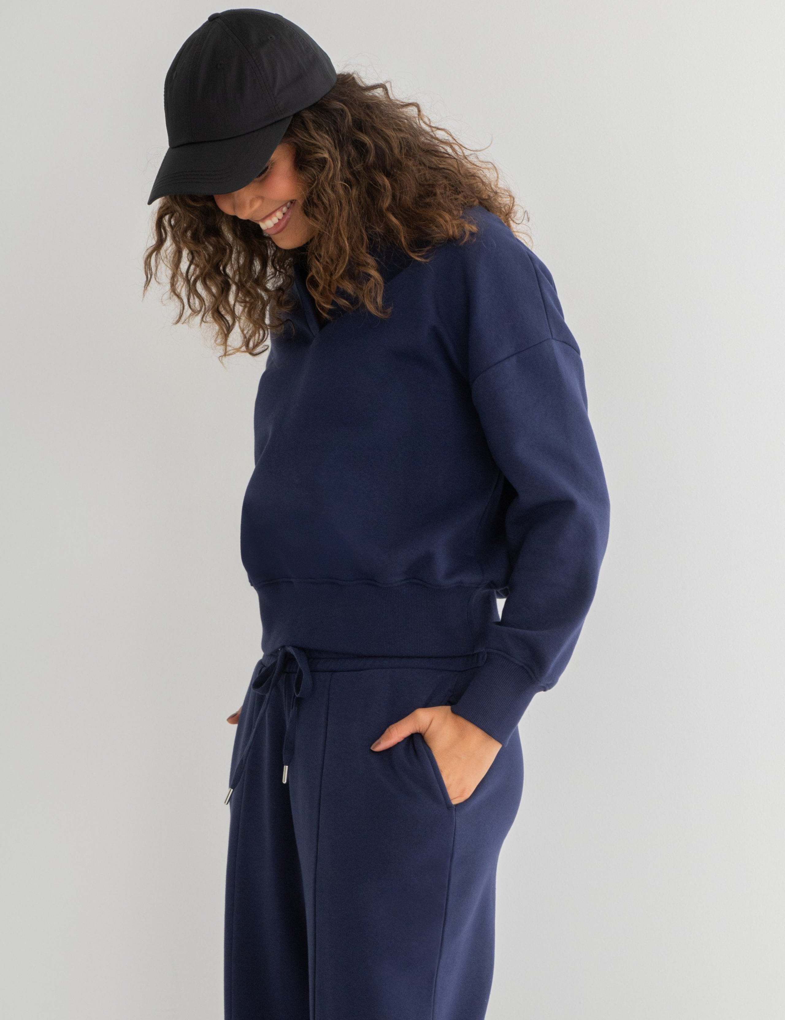 Cotton Rich Collared Relaxed Fit Sweatshirt 6 of 8