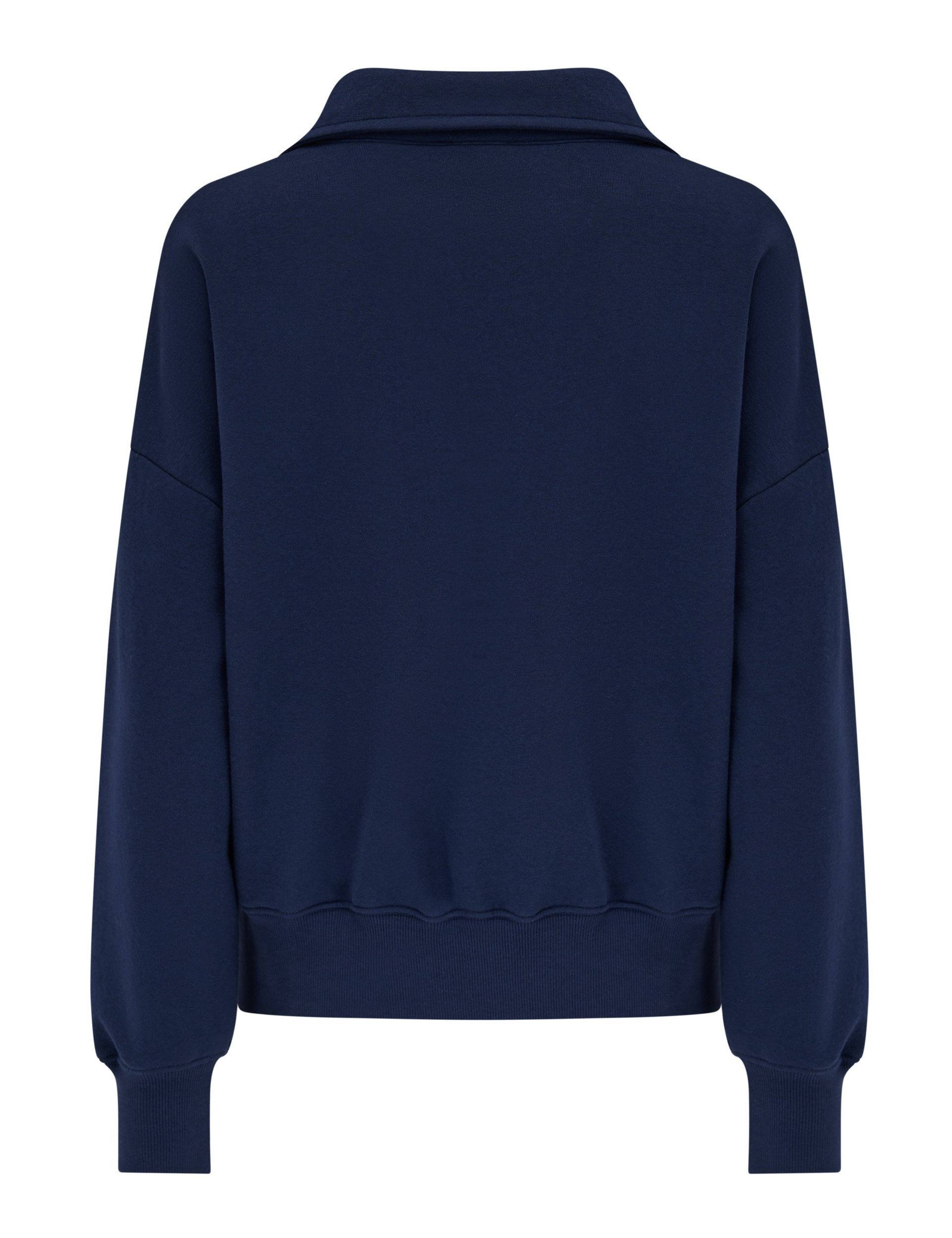 Cotton Rich Collared Relaxed Fit Sweatshirt 8 of 8