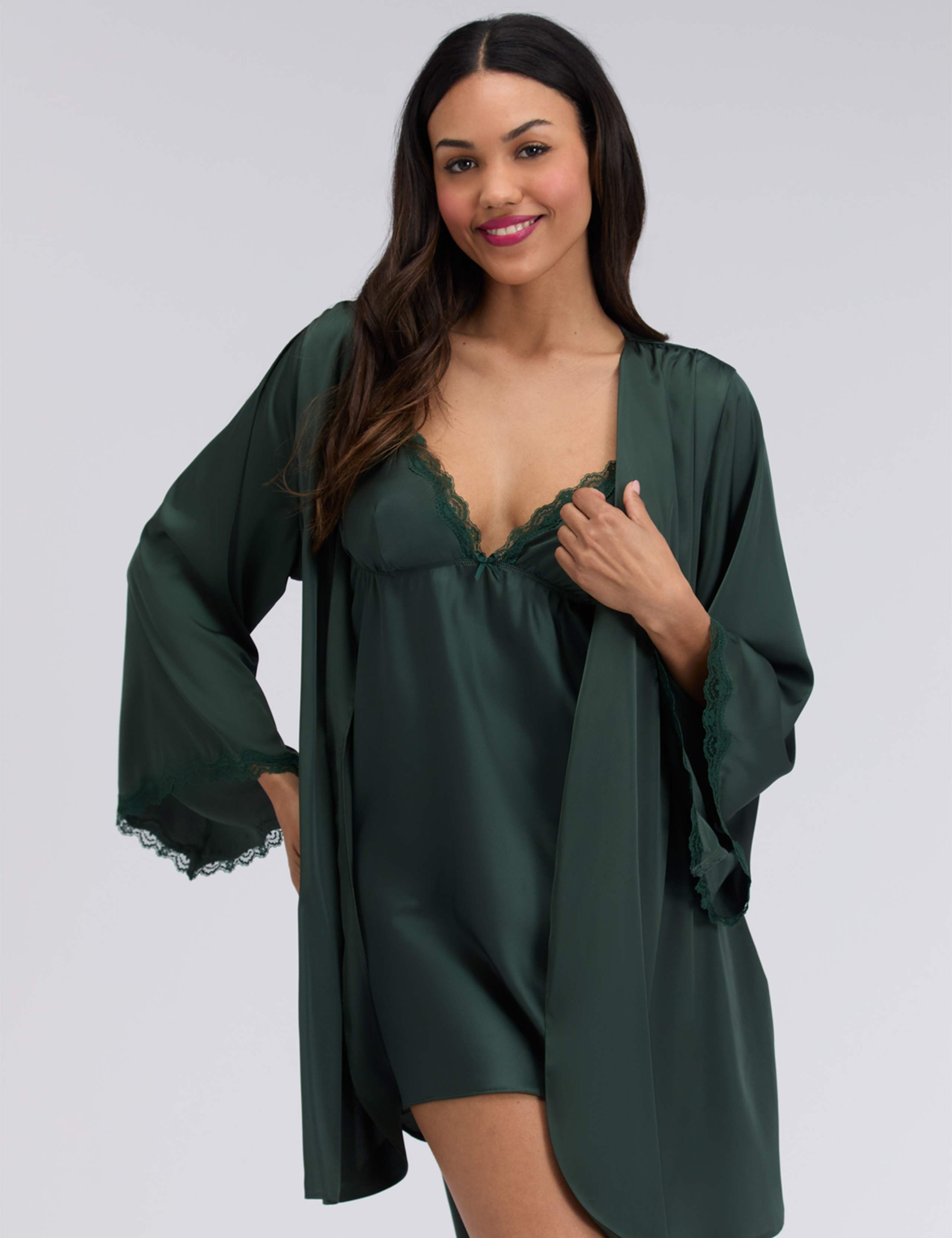 Satin Tie Robe 2 of 6