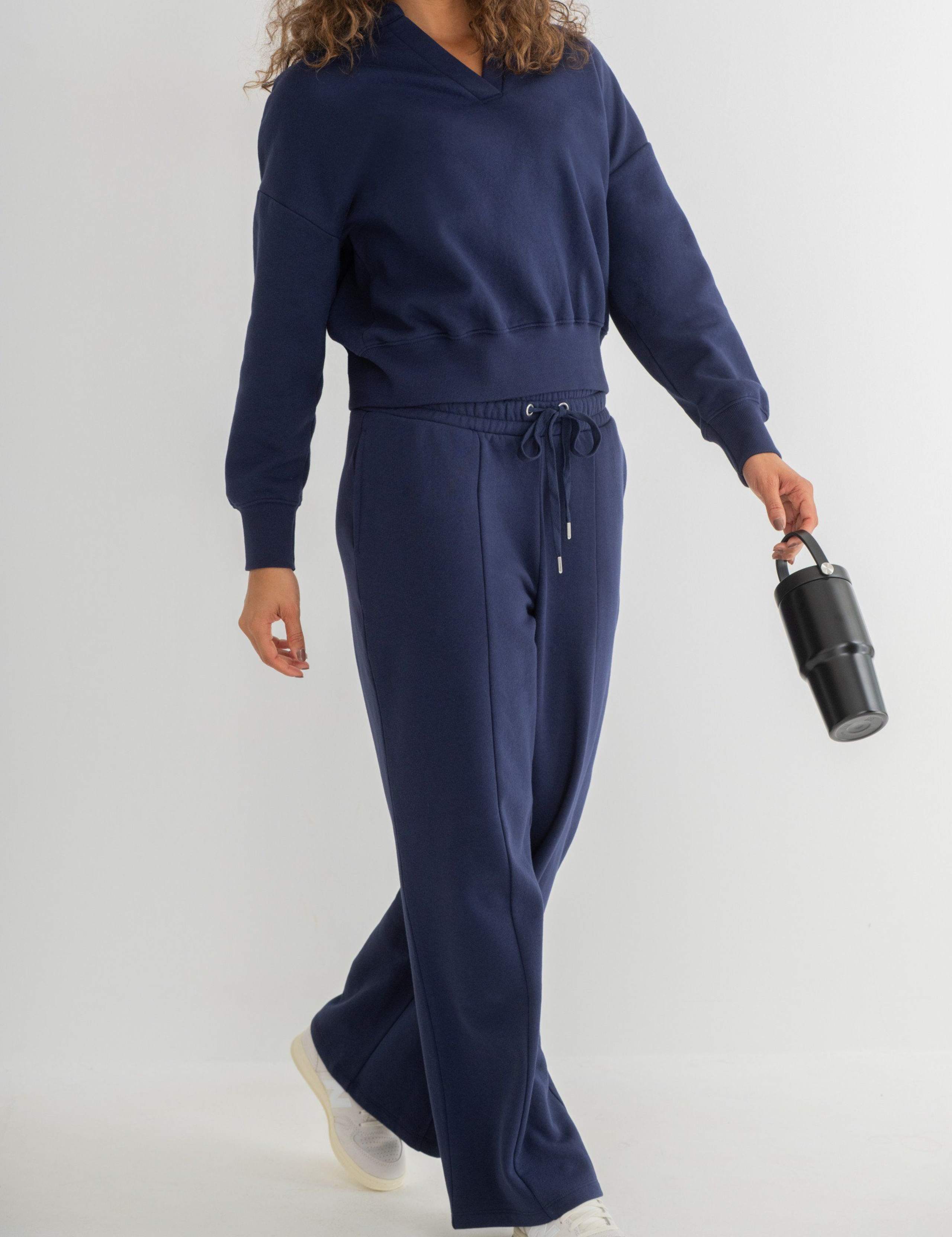 Cotton Rich Drawstring Wide Leg Joggers 6 of 6