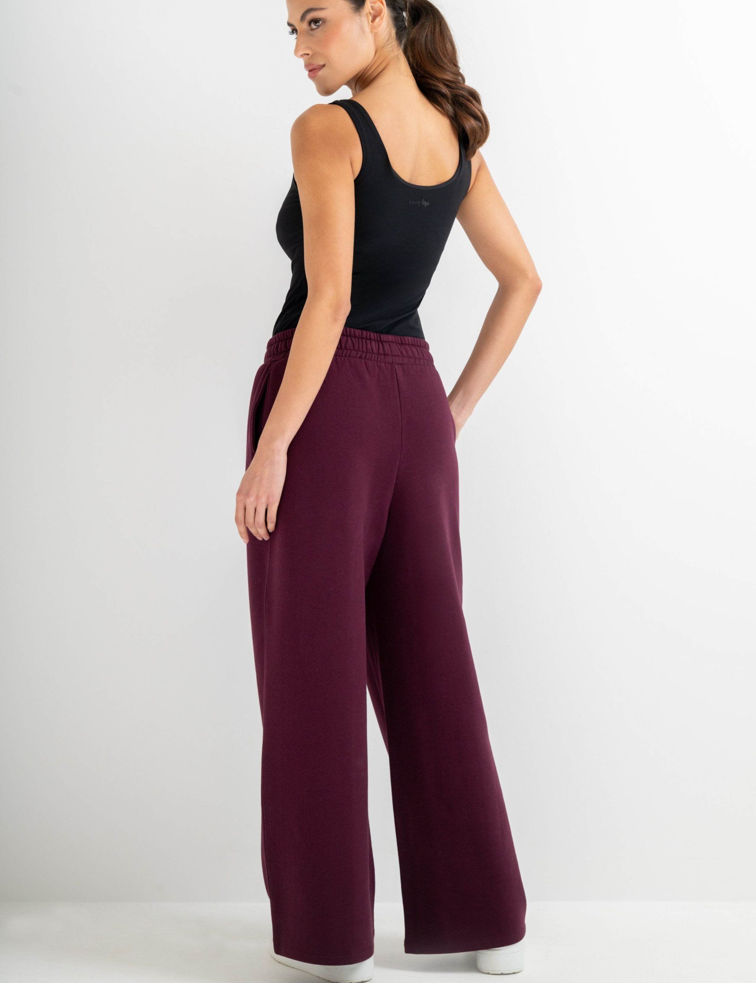 Cotton Rich Drawstring Wide Leg Joggers 4 of 7