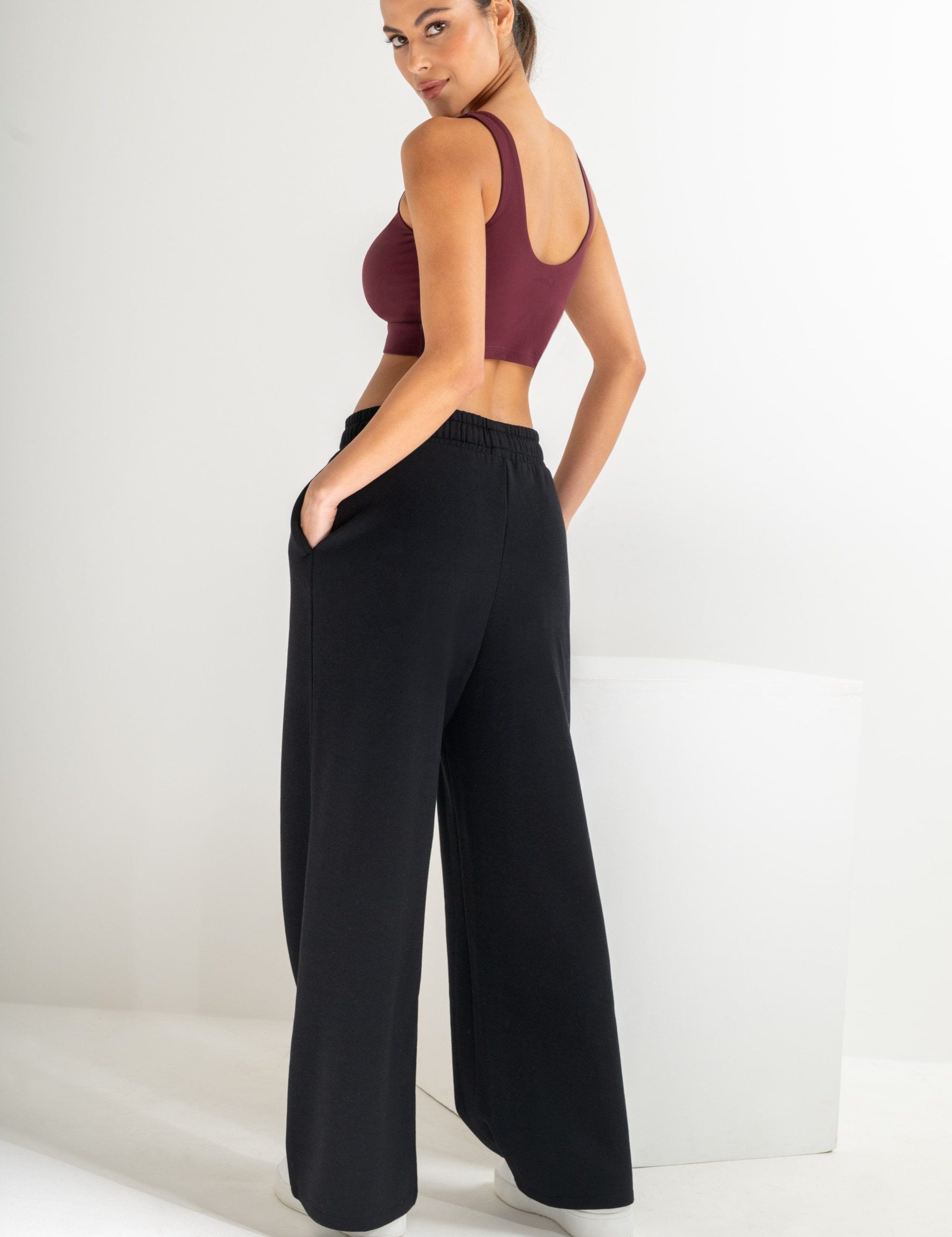 Cotton Rich Drawstring Wide Leg Joggers 8 of 10