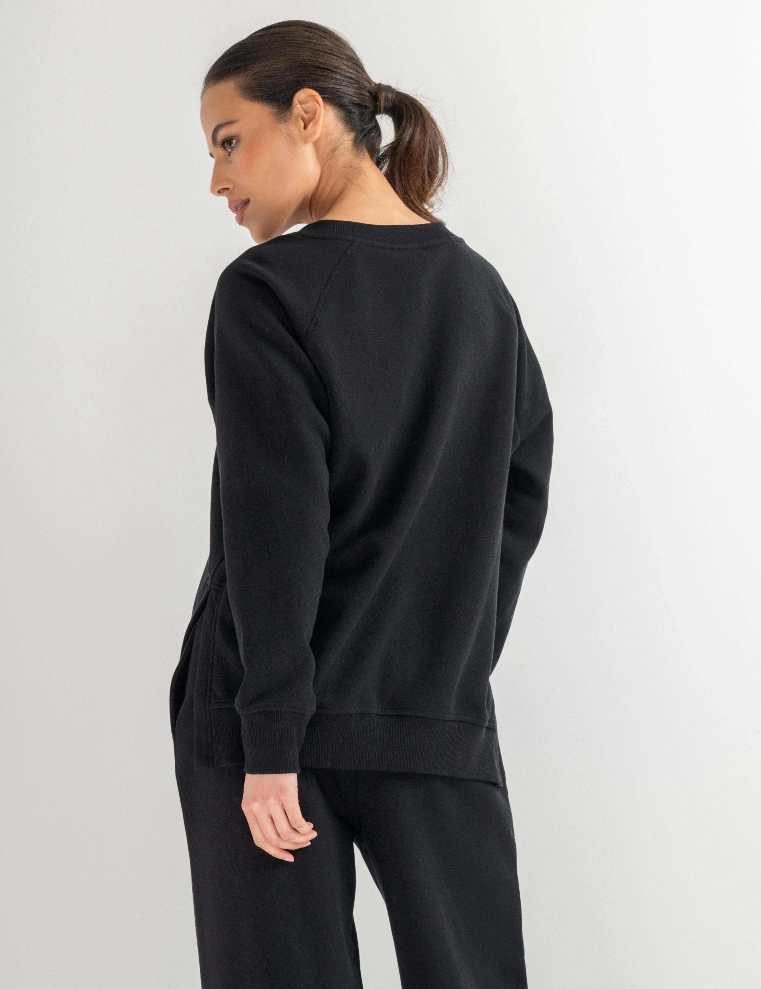 Cotton Rich V-Neck Relaxed Fit Sweatshirt 7 of 8