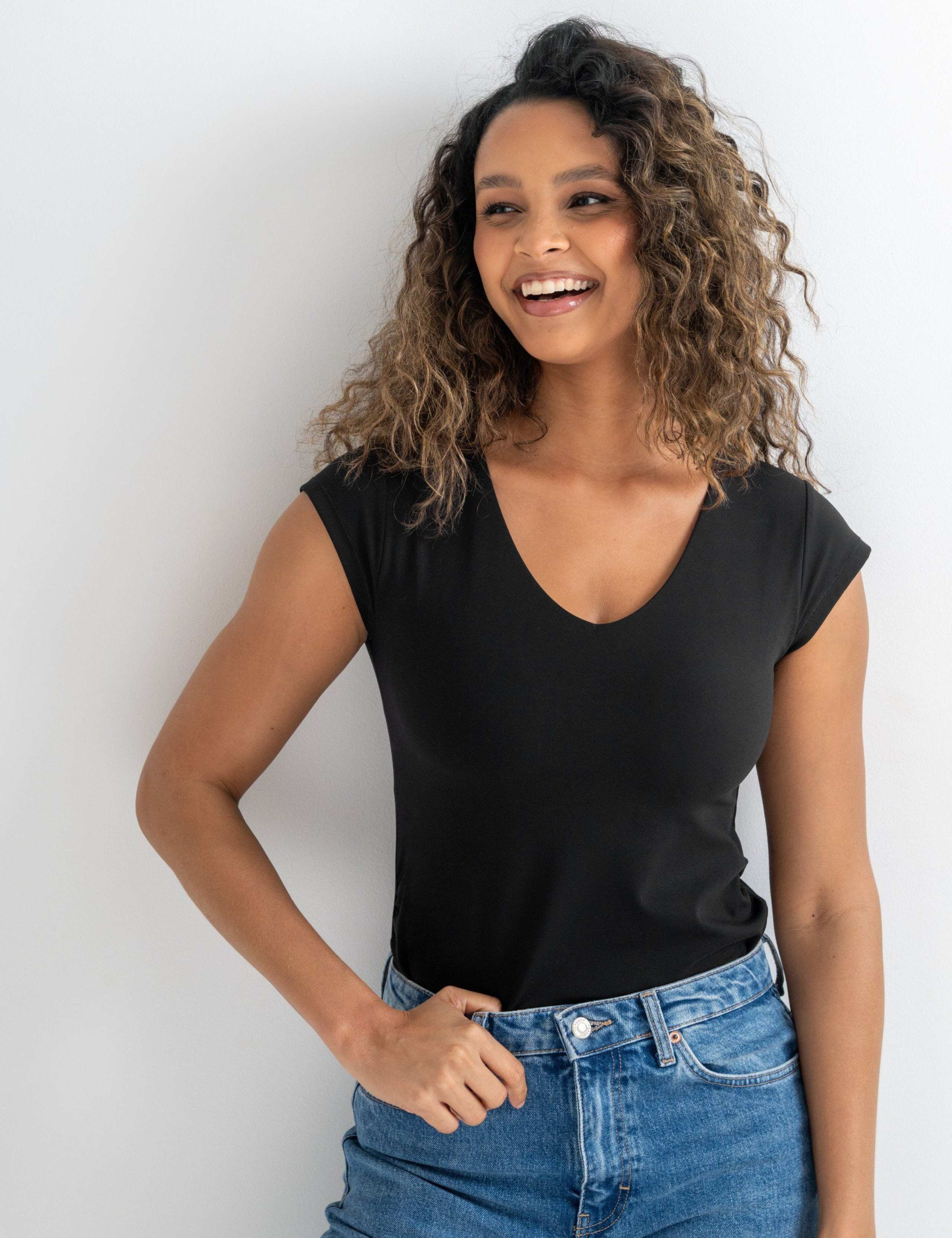 The Buttery Soft V-Neck T-Shirt 5 of 8