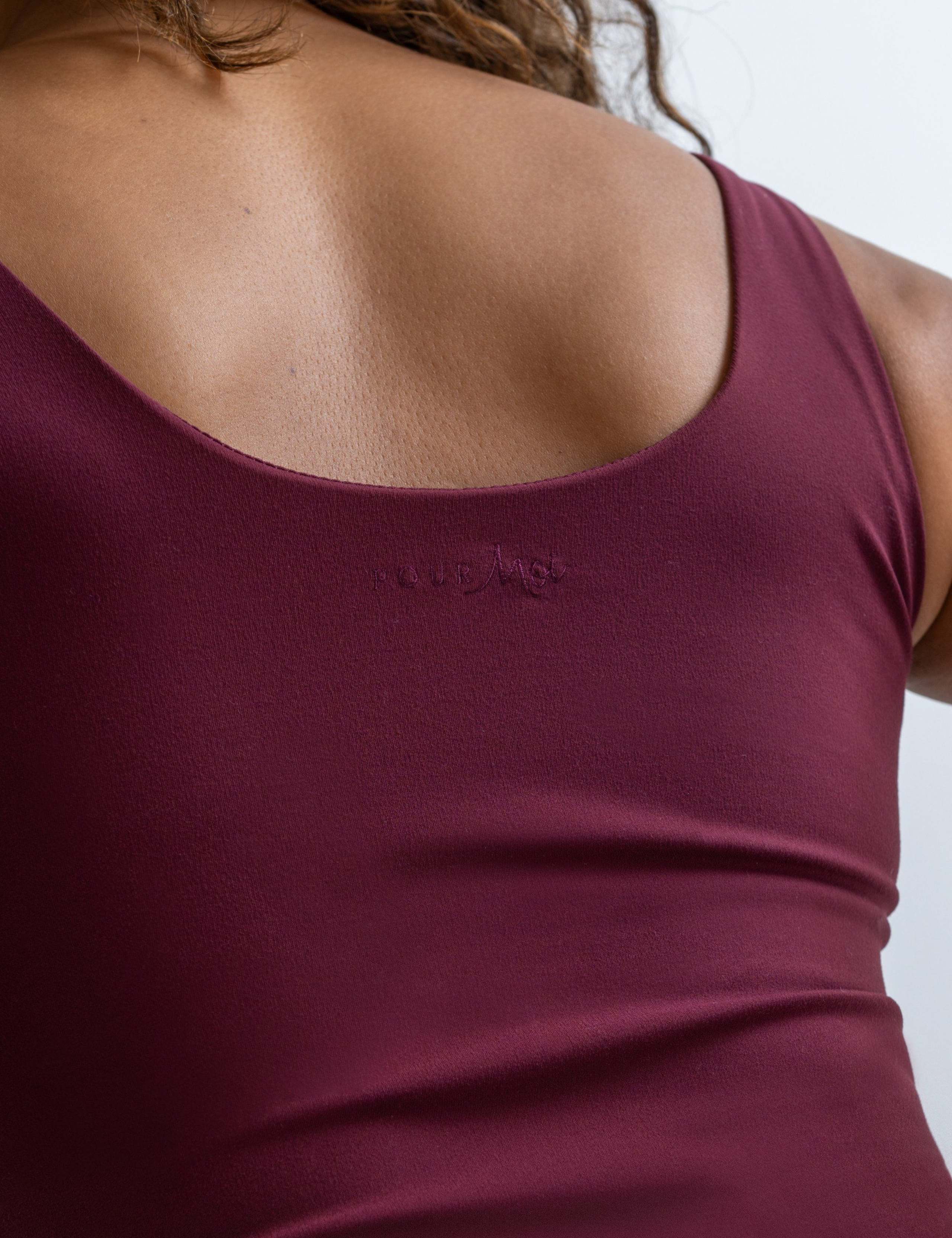 Scoop Neck Ruched Hidden Support Vest Top 6 of 7