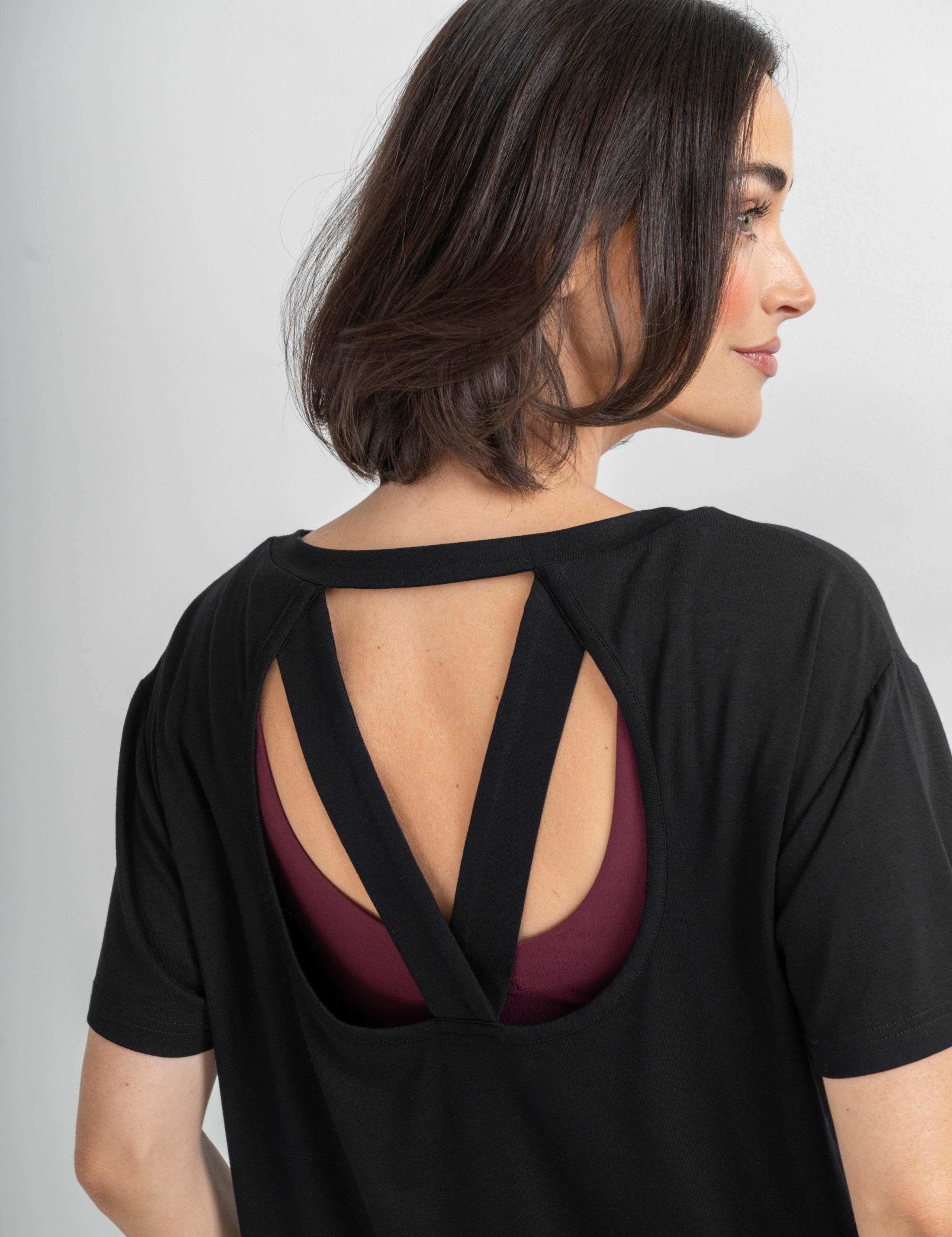 Jersey Cross Back Yoga Top 5 of 6