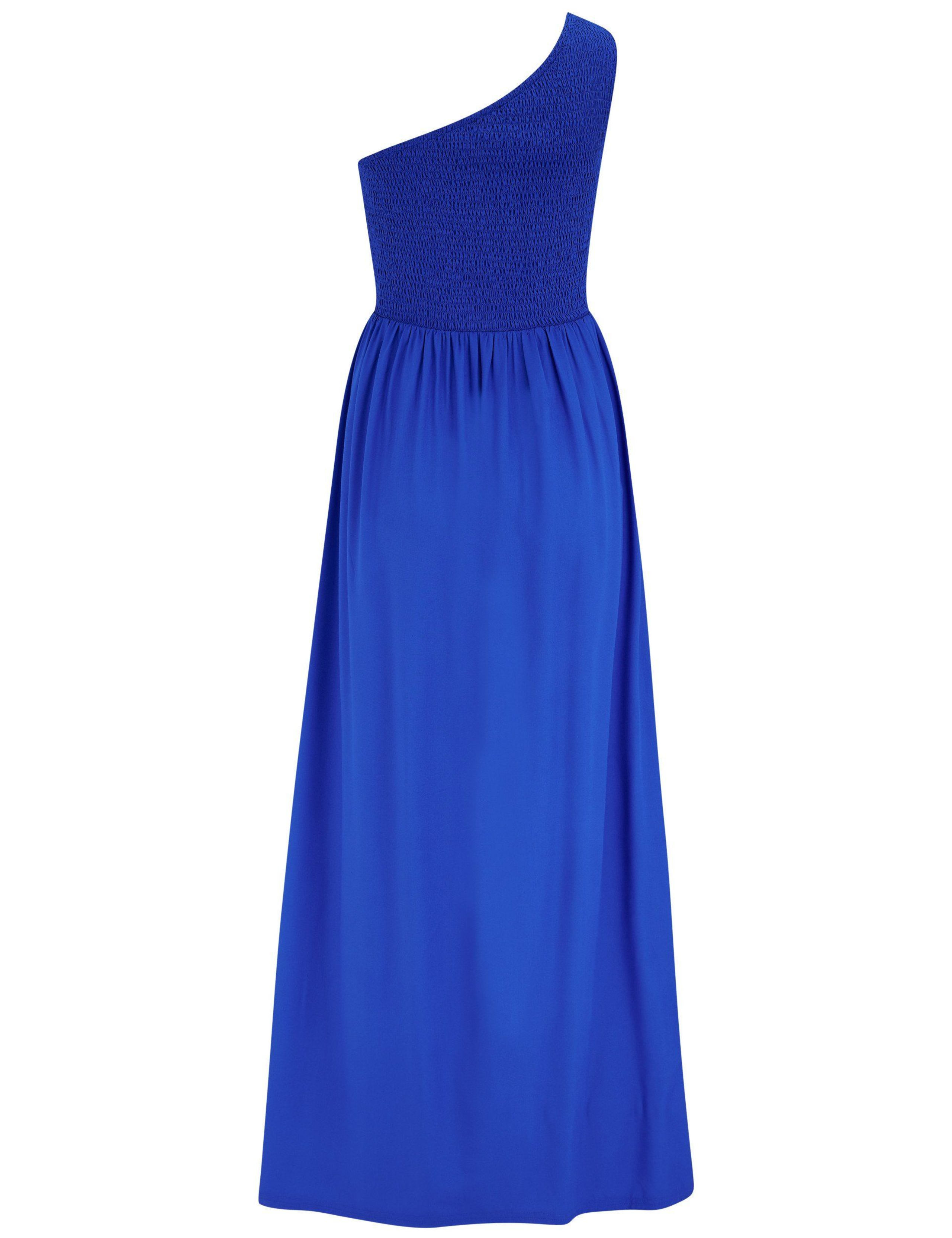 One Shoulder Shirred Maxi Dress 5 of 5