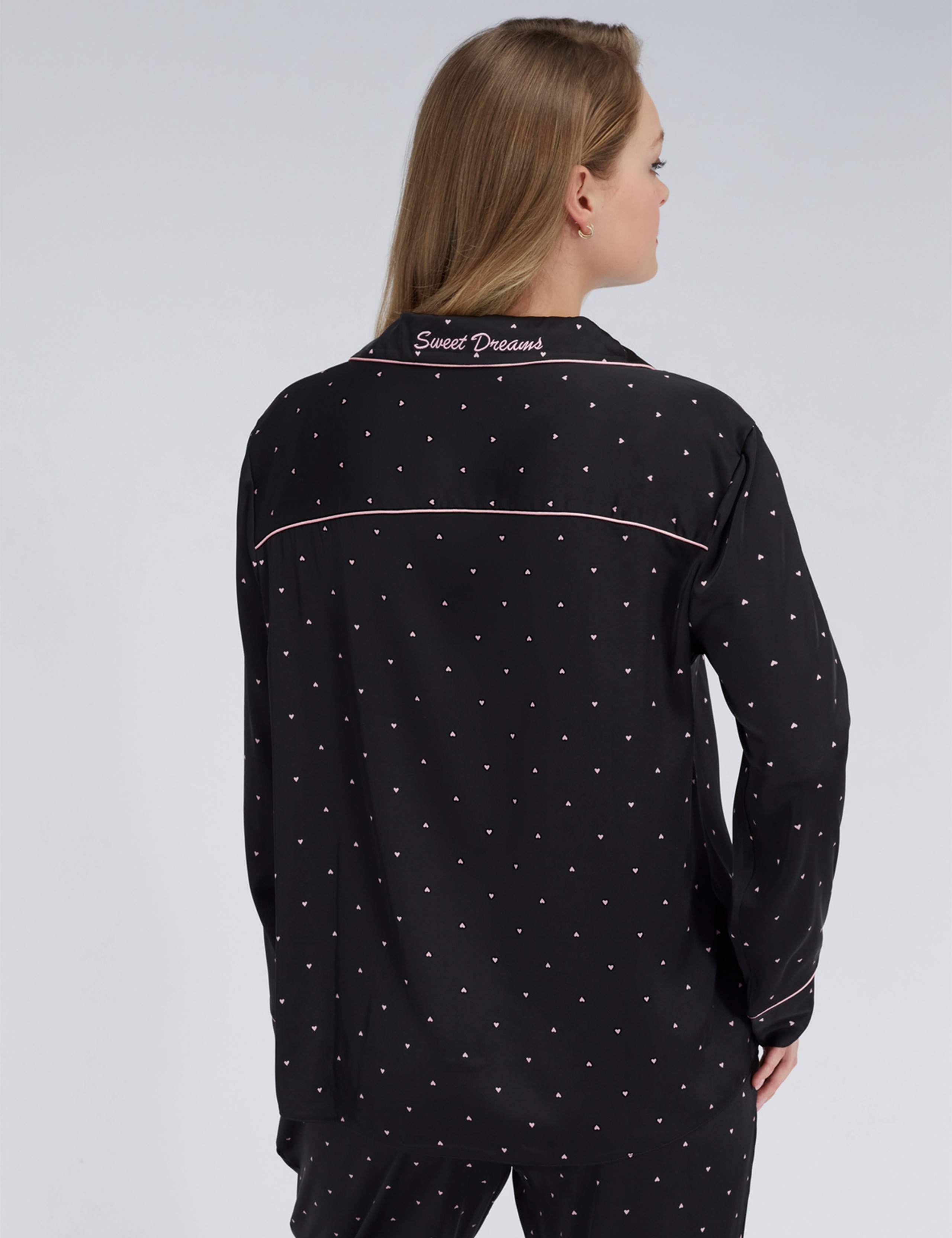 Satin Heart Pyjama Set 3 of 7