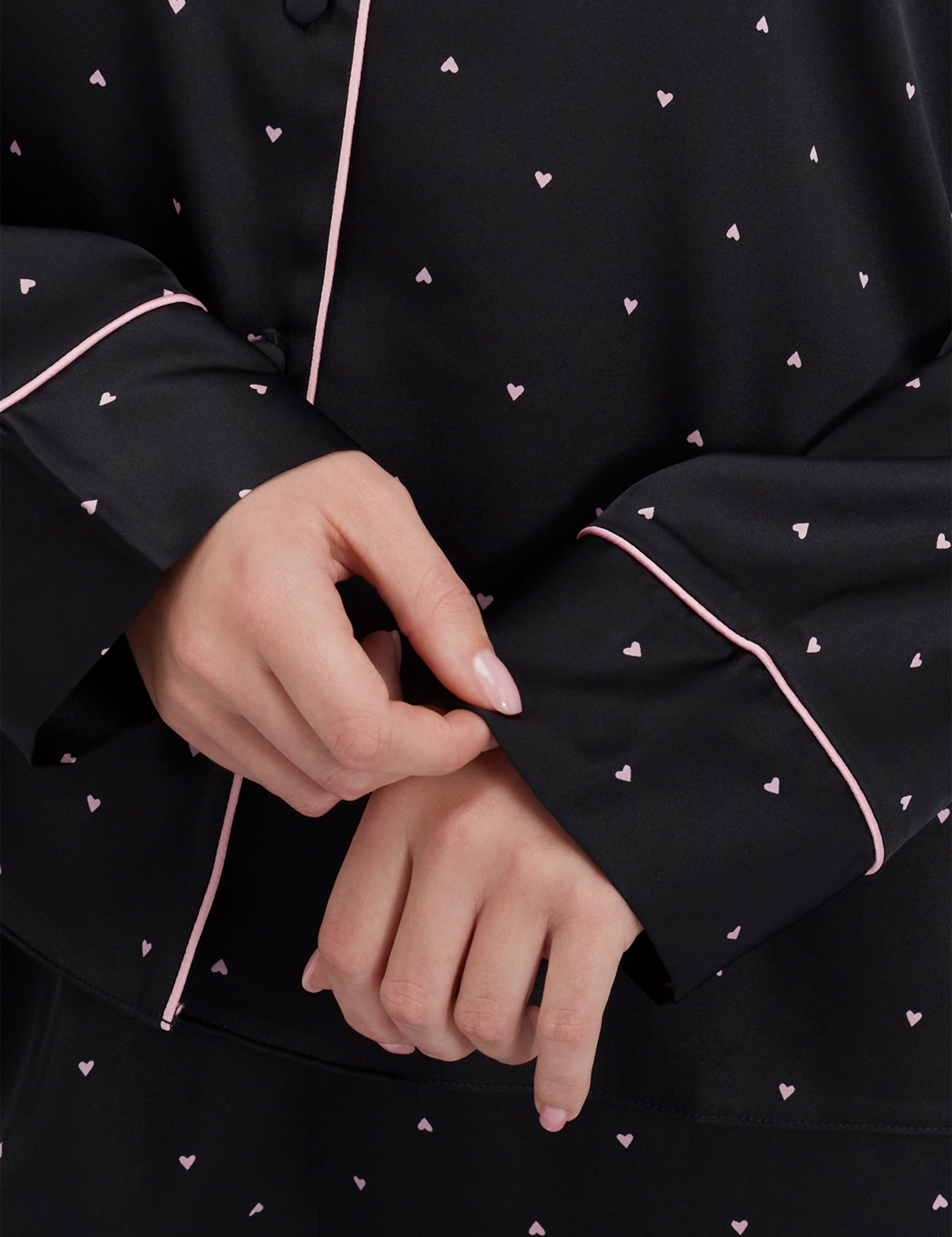 Satin Heart Pyjama Set 5 of 7