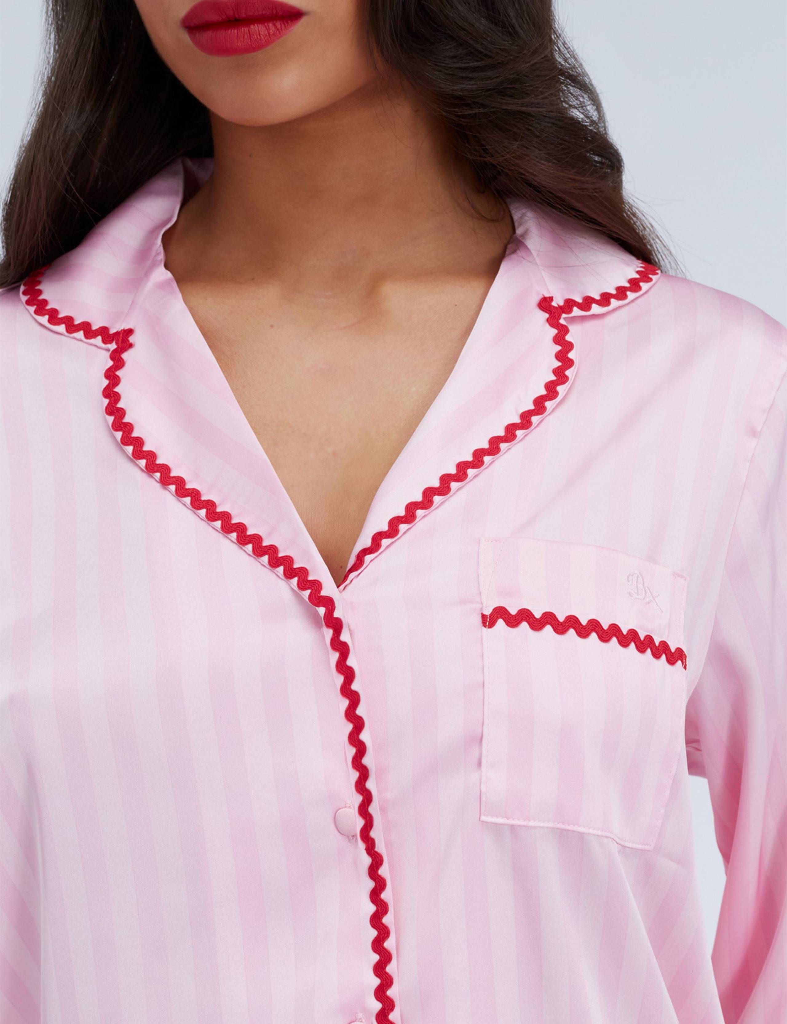 Satin Striped Shortie Set 3 of 6