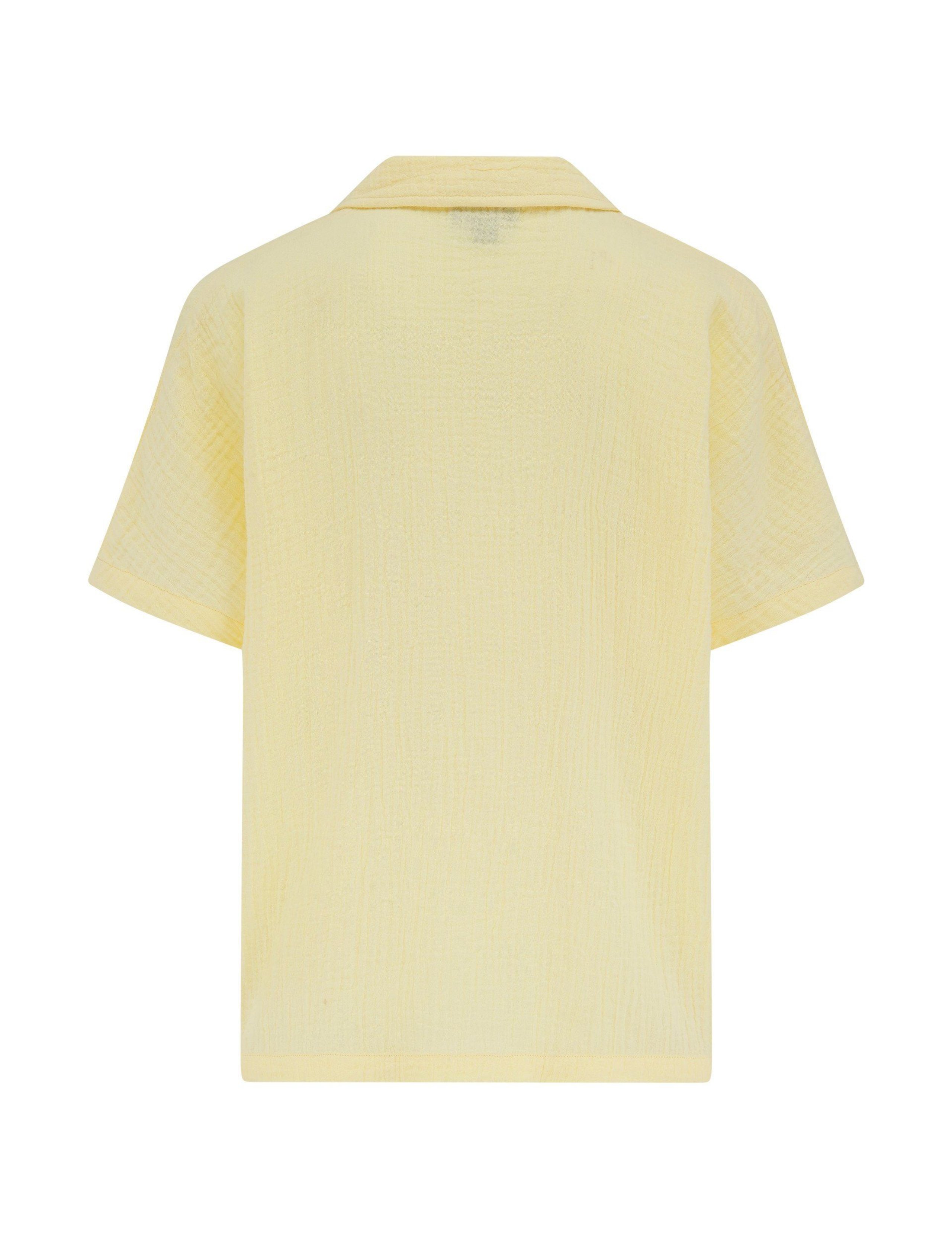 Pure Cotton Textured Revere Pyjama Set 10 of 12