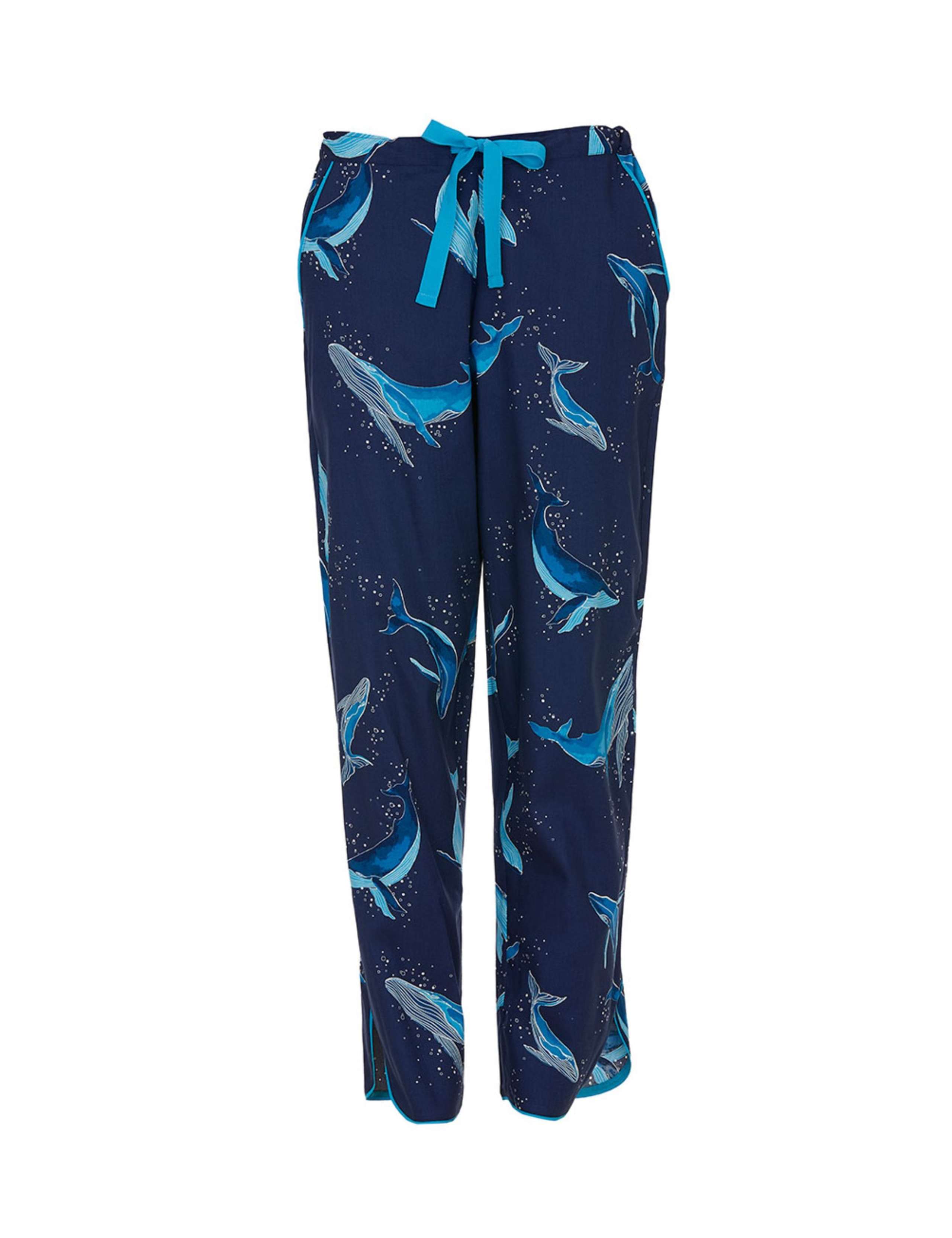 Cotton Rich Whale Pyjama Bottoms 2 of 4