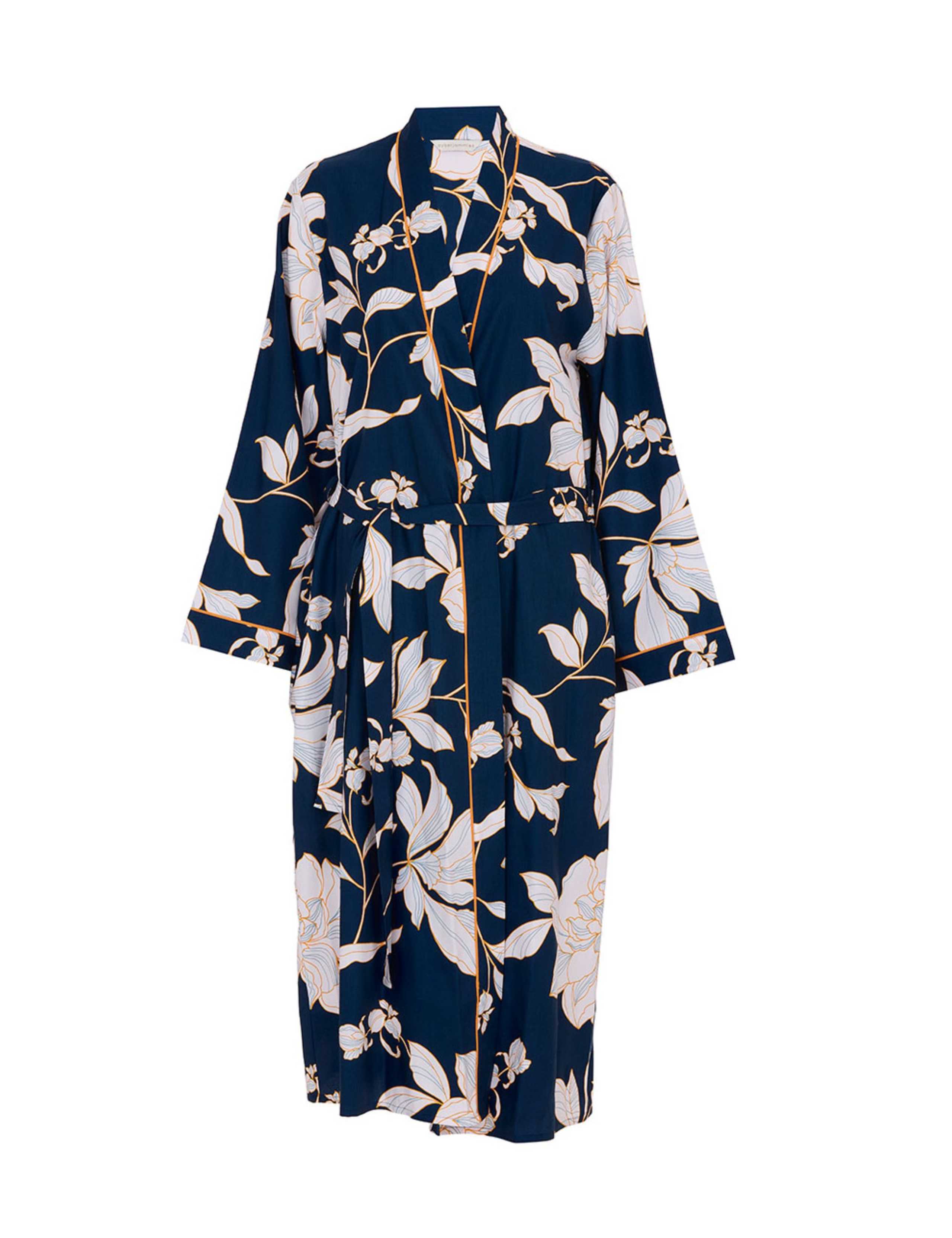 Cotton Rich Floral Dressing Gown 2 of 3
