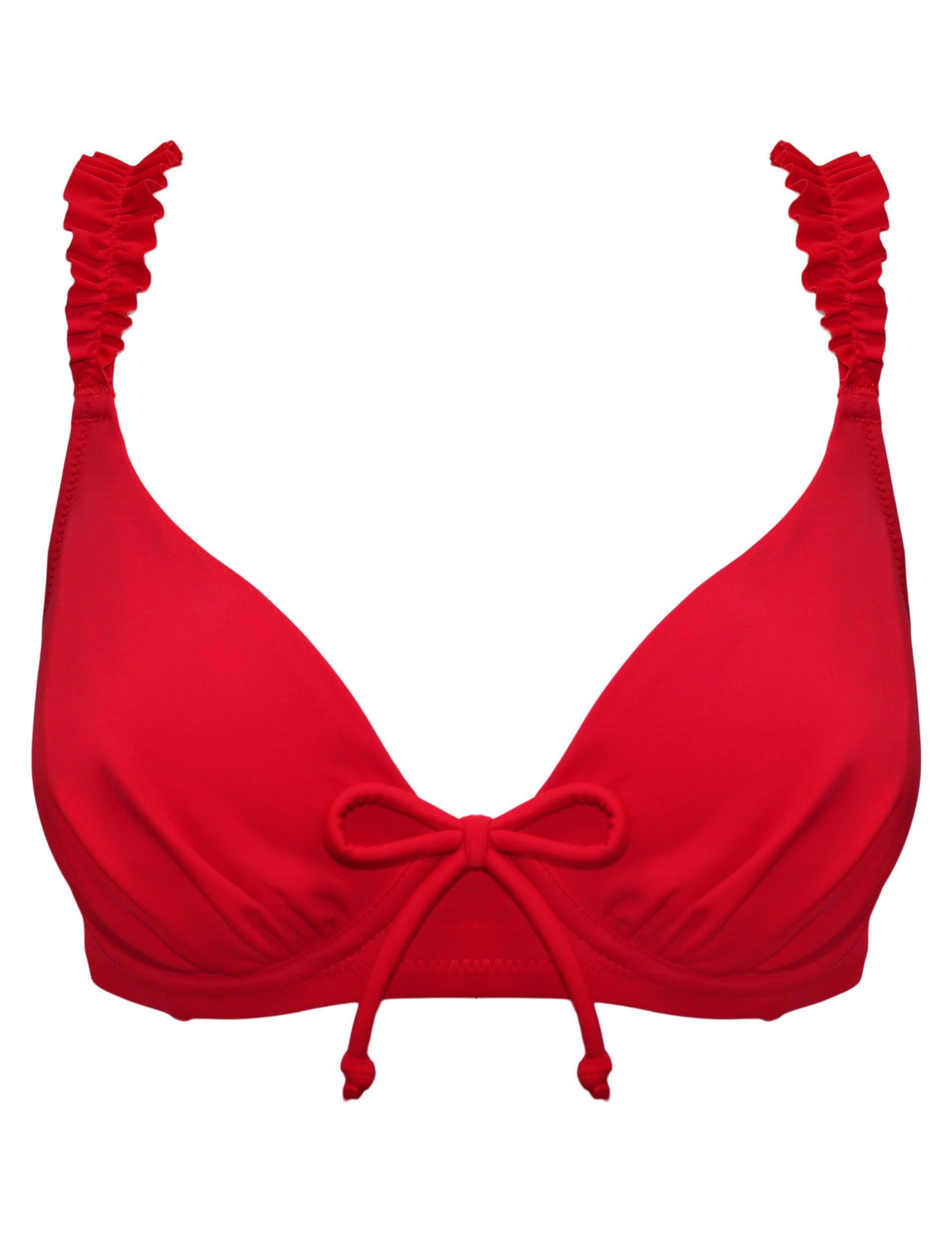 Ocean Breeze Wired Plunge Bikini Top (D-J) 2 of 7