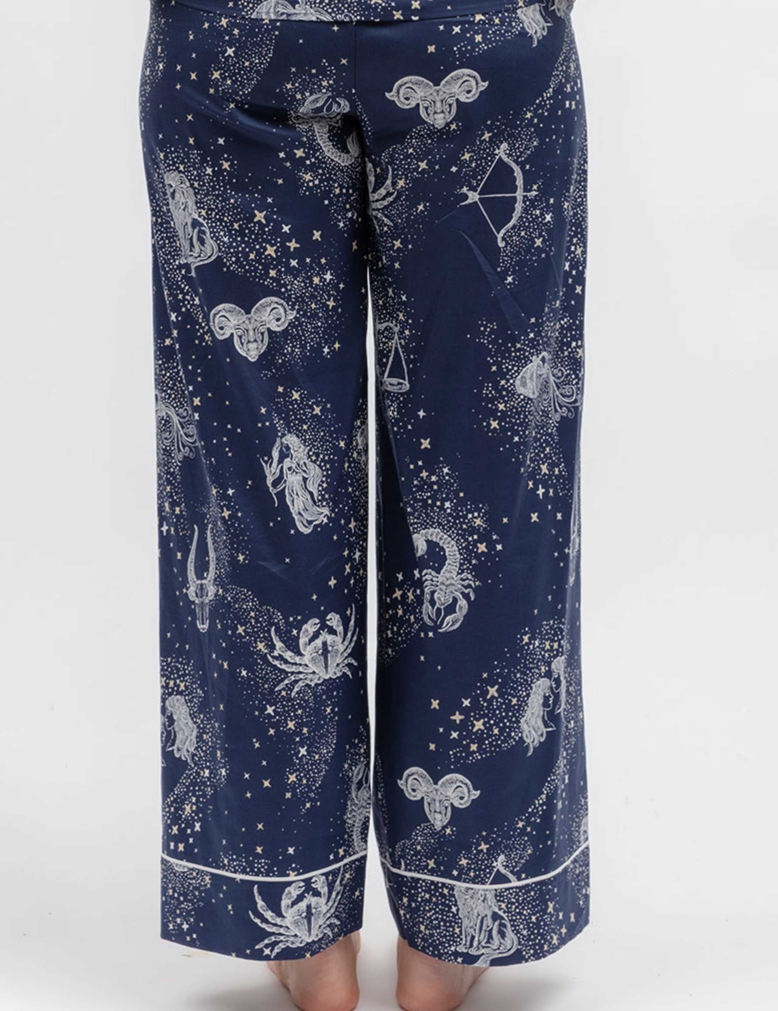 Cotton Modal Zodiac Print Pyjama Bottoms 4 of 4