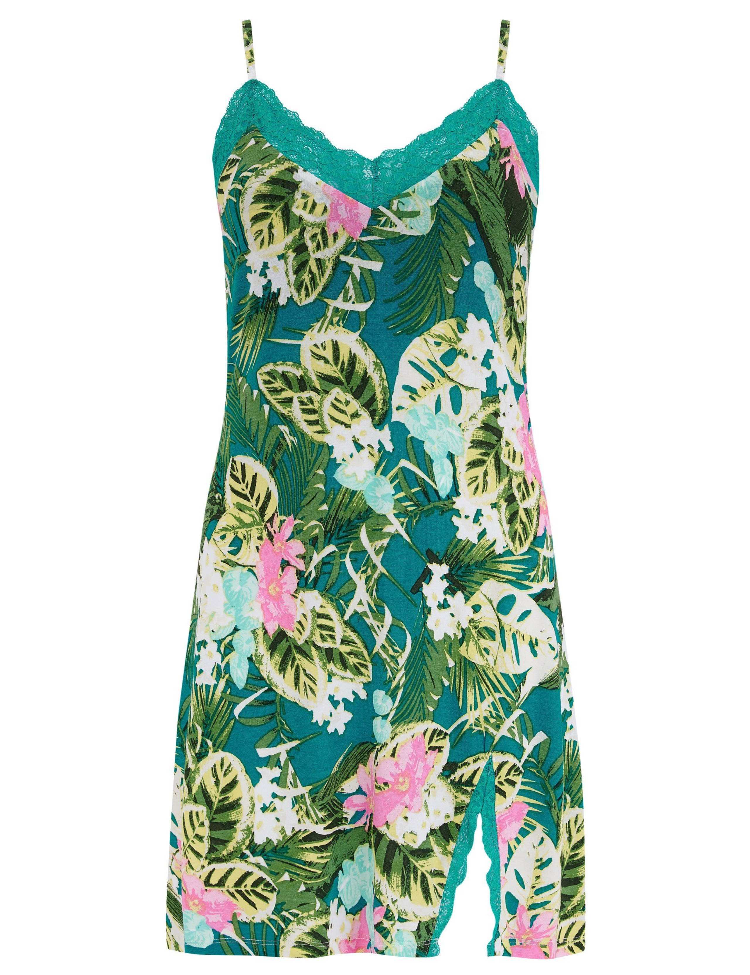 Sofa Loves Floral Print Lace Chemise 2 of 6