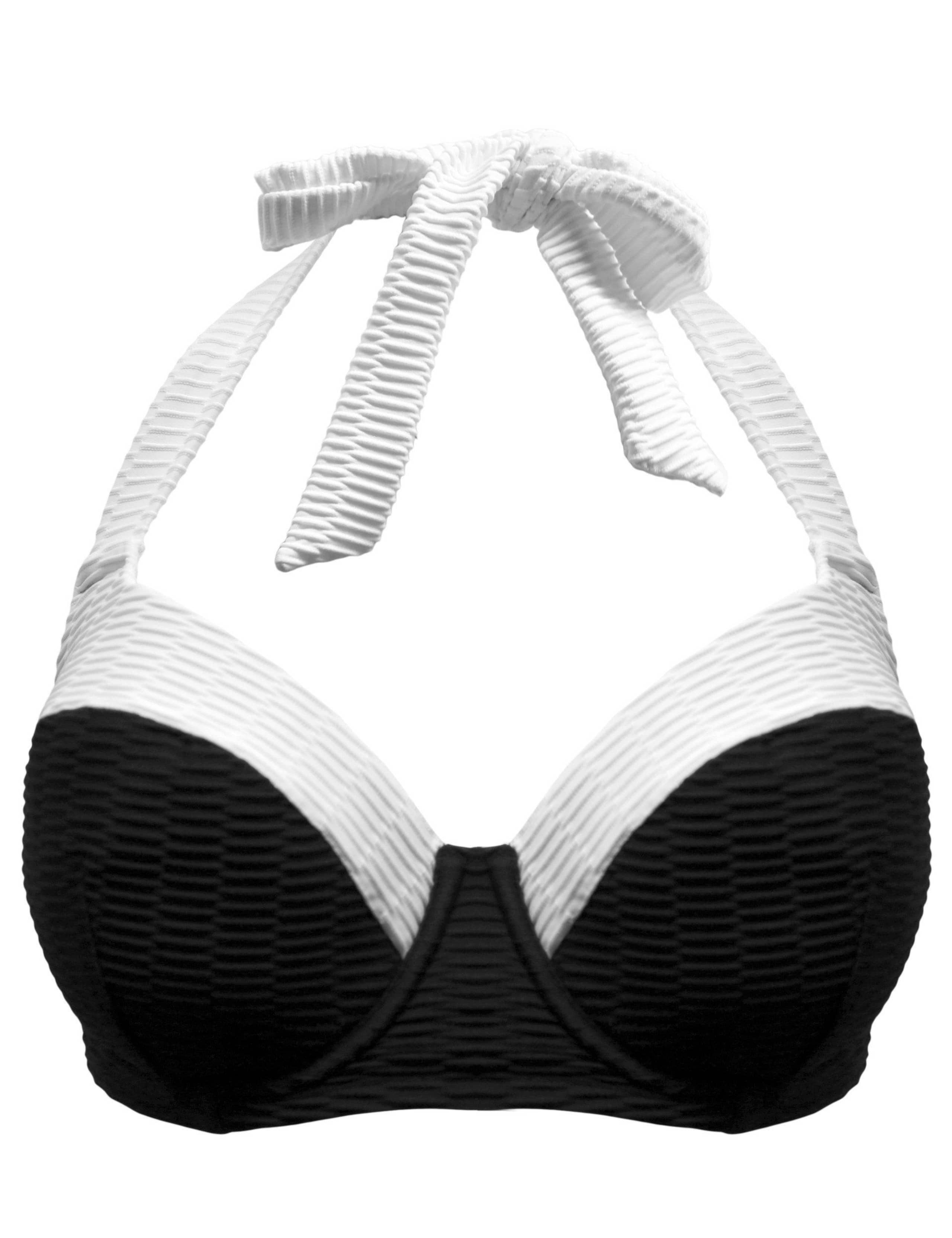 Acapulco Textured  Halterneck Underwired Padded Bikini Top 2 of 8