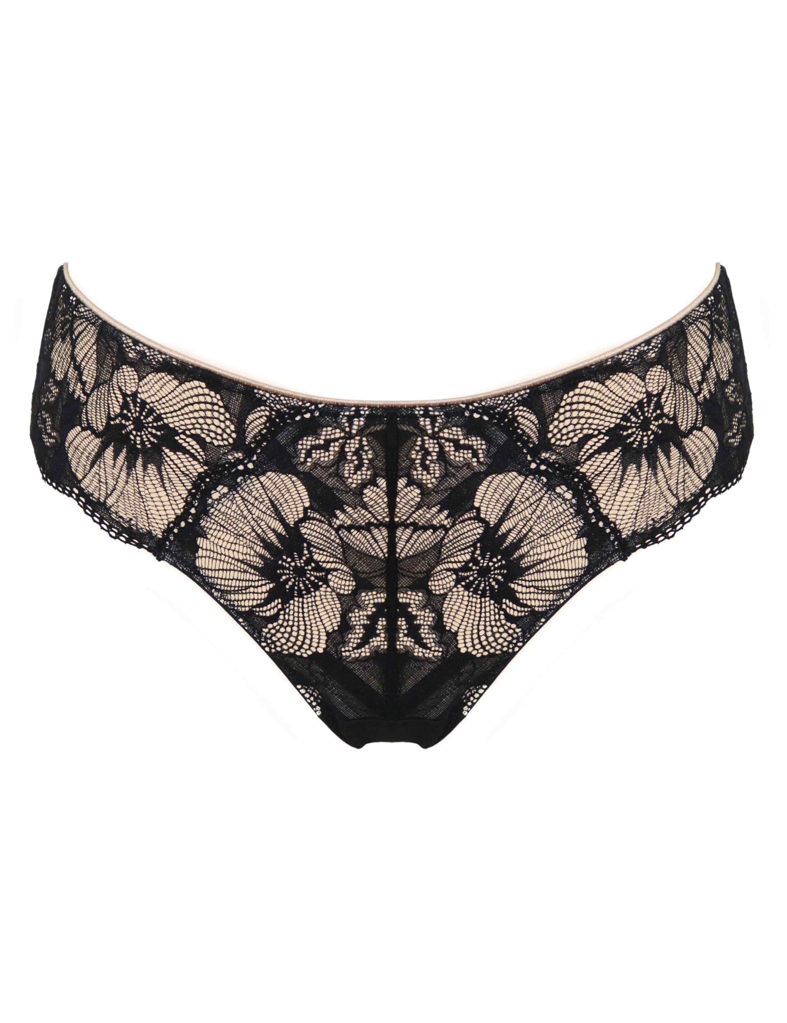 Atelier Microfibre With Lace Brazilian Knickers 2 of 8