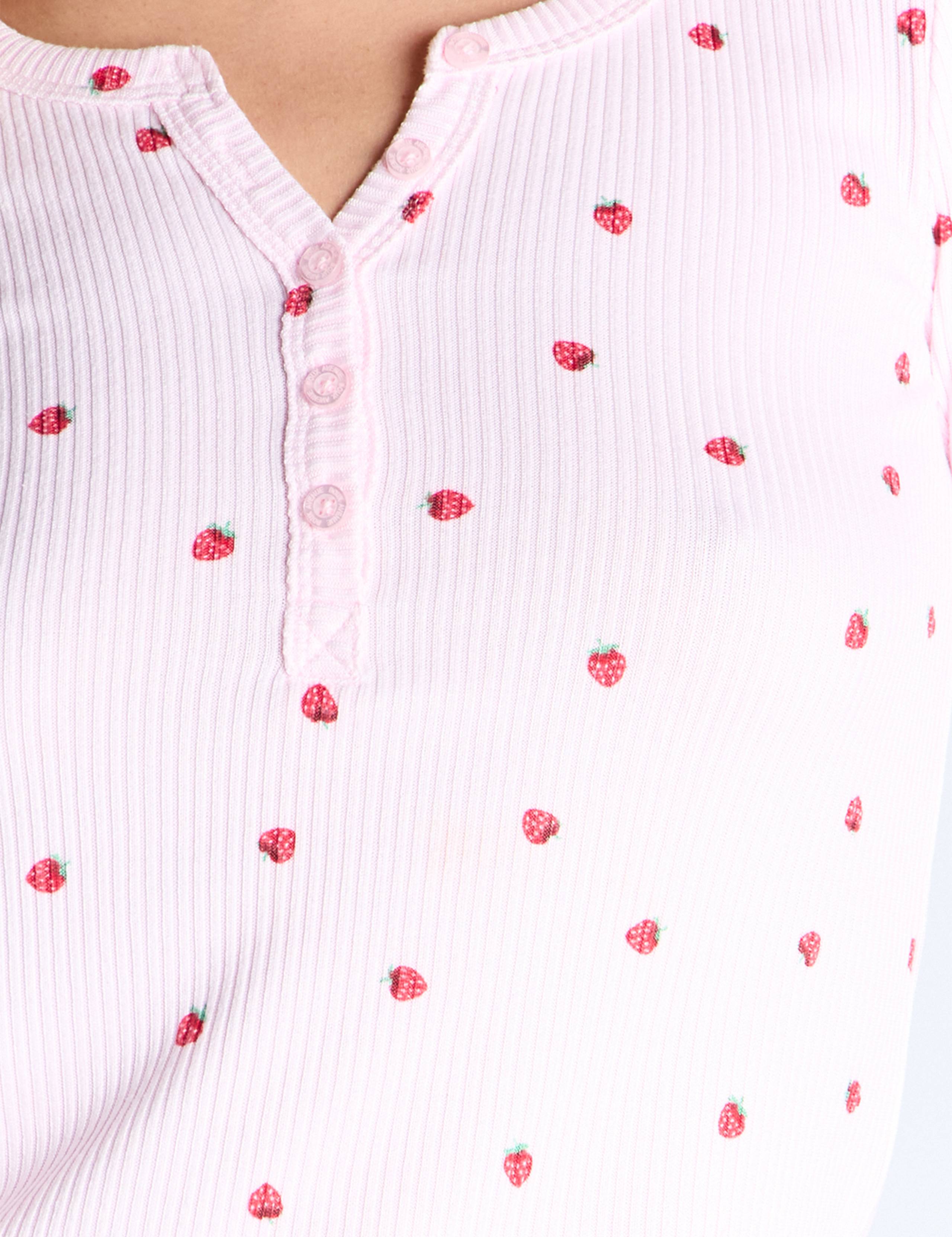 Strawberry Print Pyjama Set 5 of 6