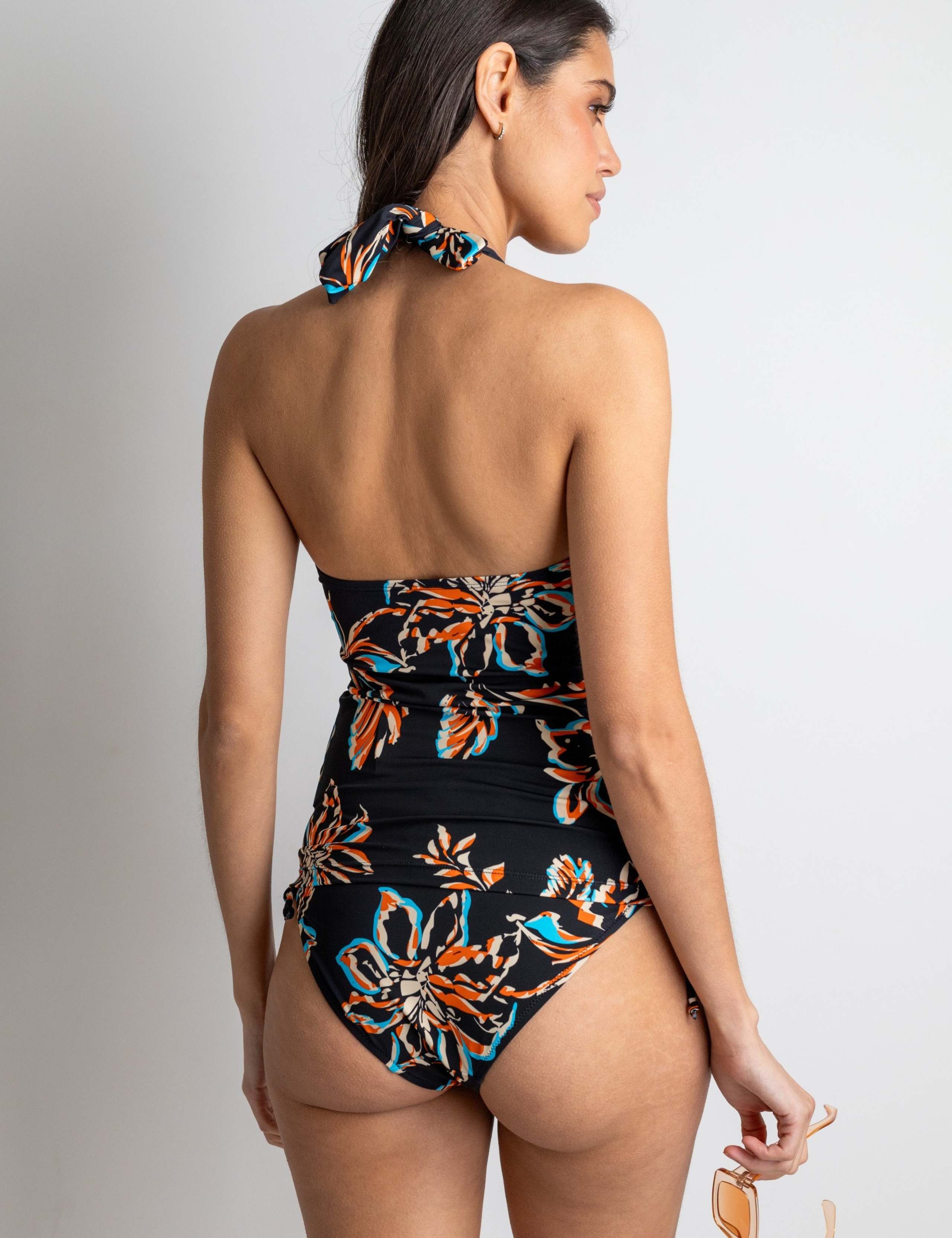Madrid Floral Halterneck Tankini Top 4 of 6