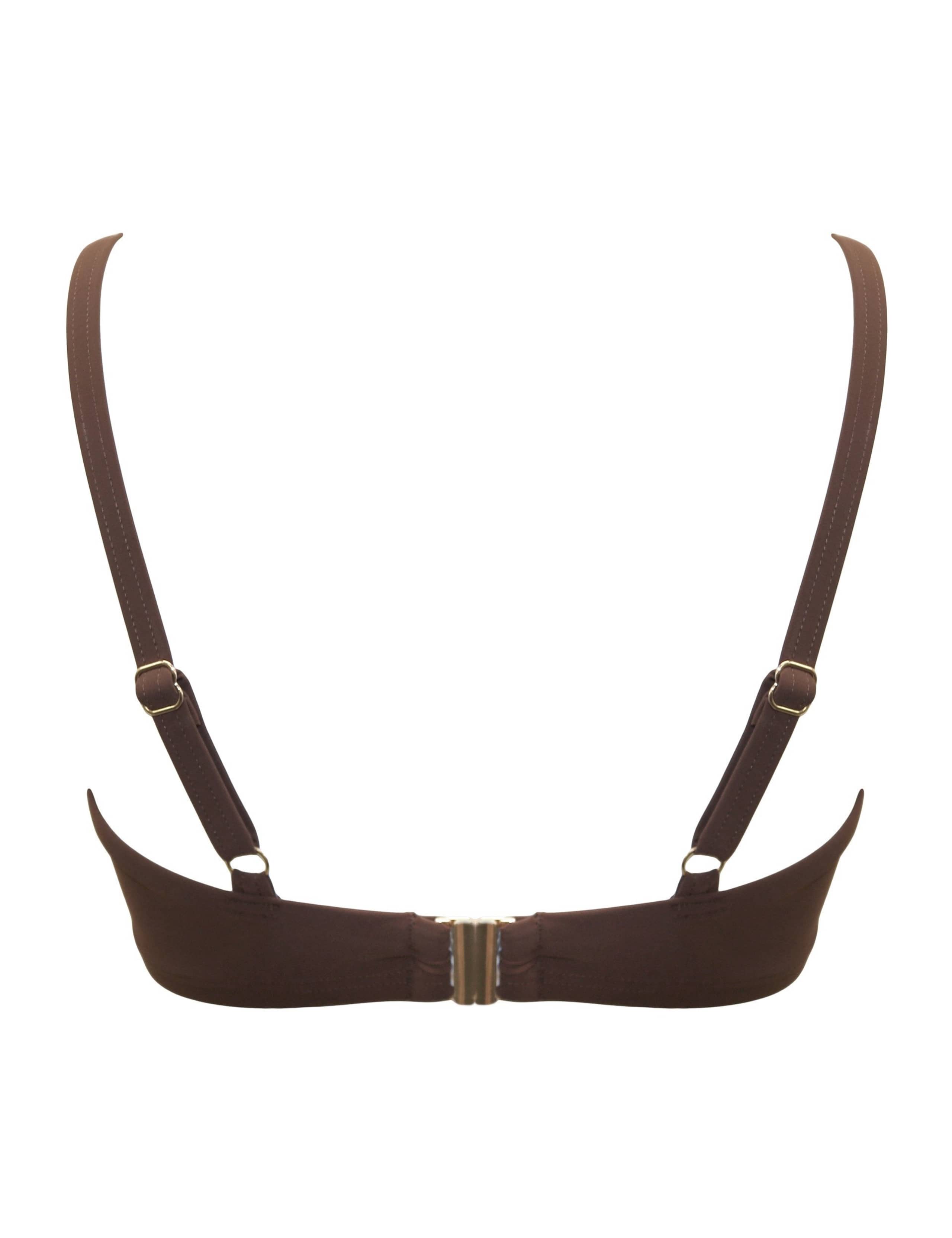 Tulum Wired Twist Front Plunge Bikini Top 9 of 9