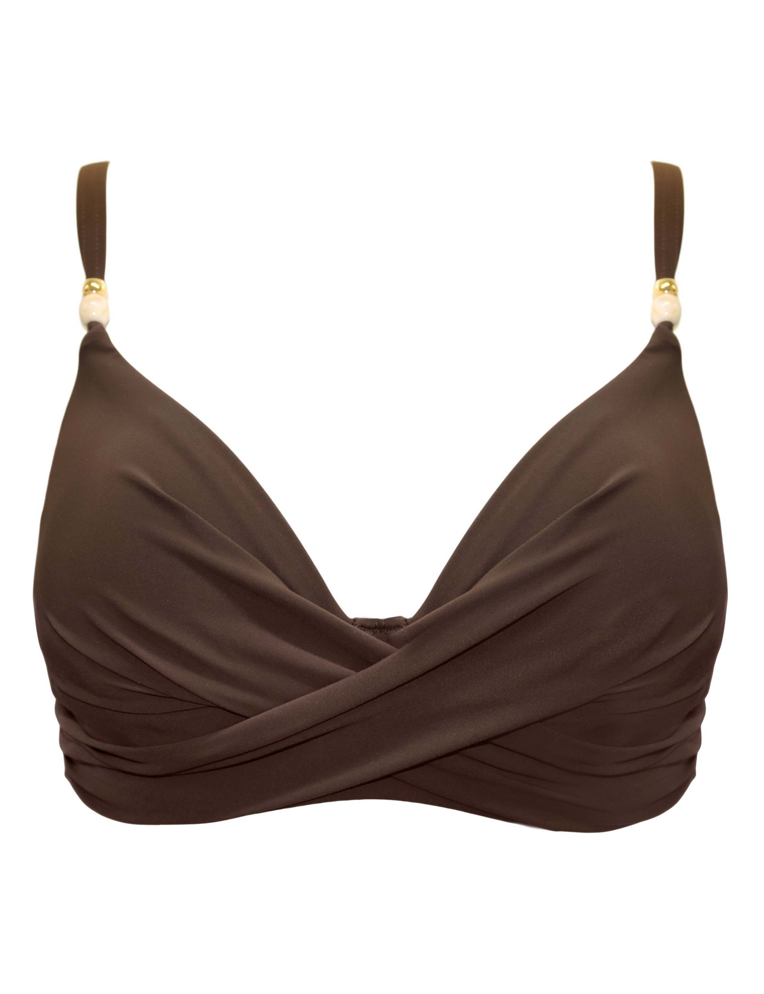 Tulum Wired Twist Front Plunge Bikini Top 2 of 9