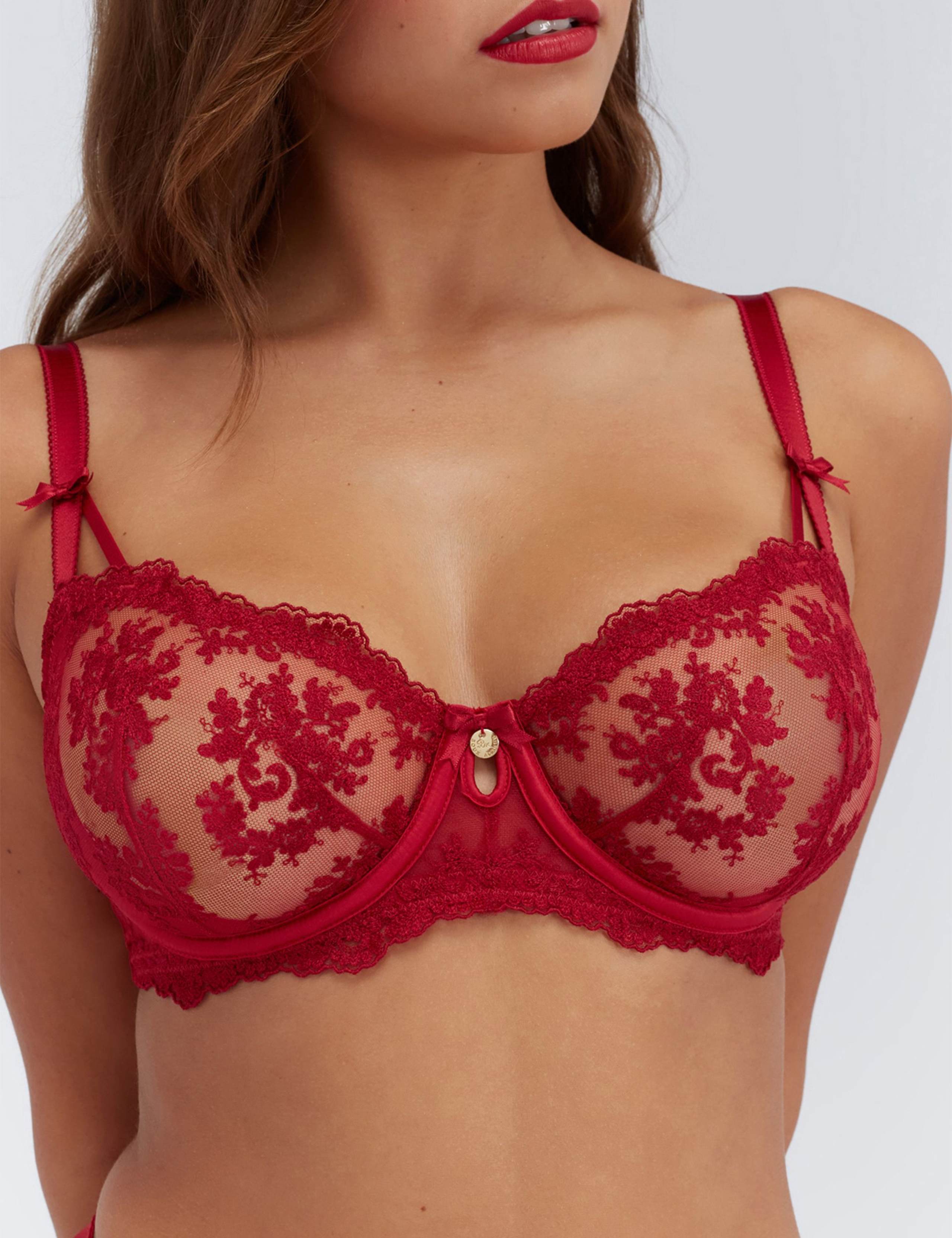 Anastasia Lace Wired Balconette Bra 2 of 2