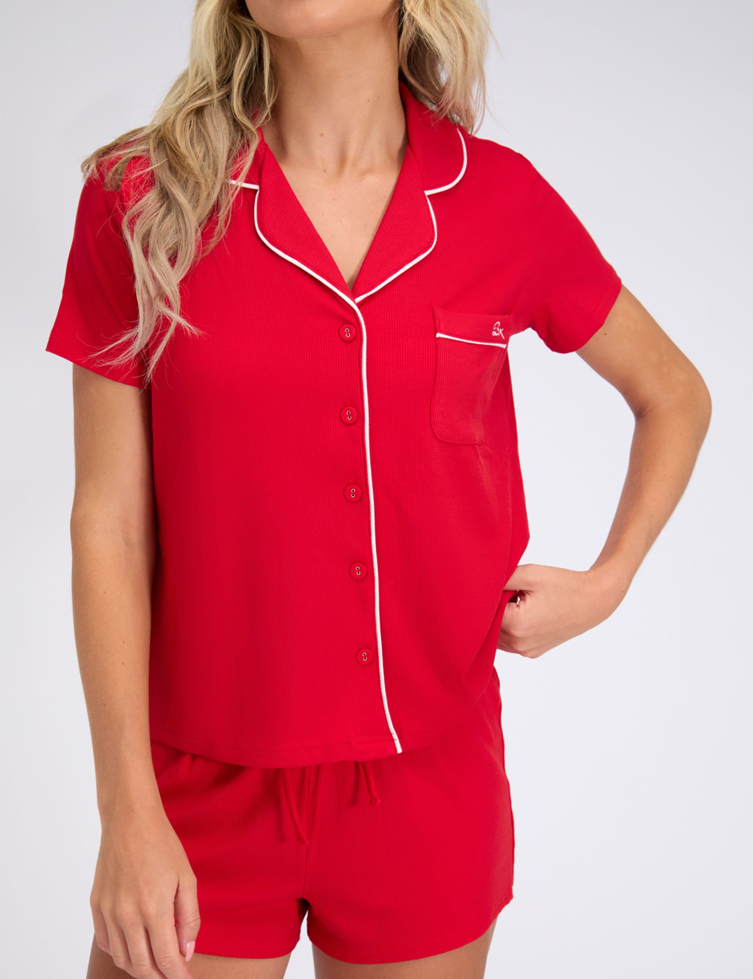 Modal Rich Ribbed Pyjama Shorts 5 of 8