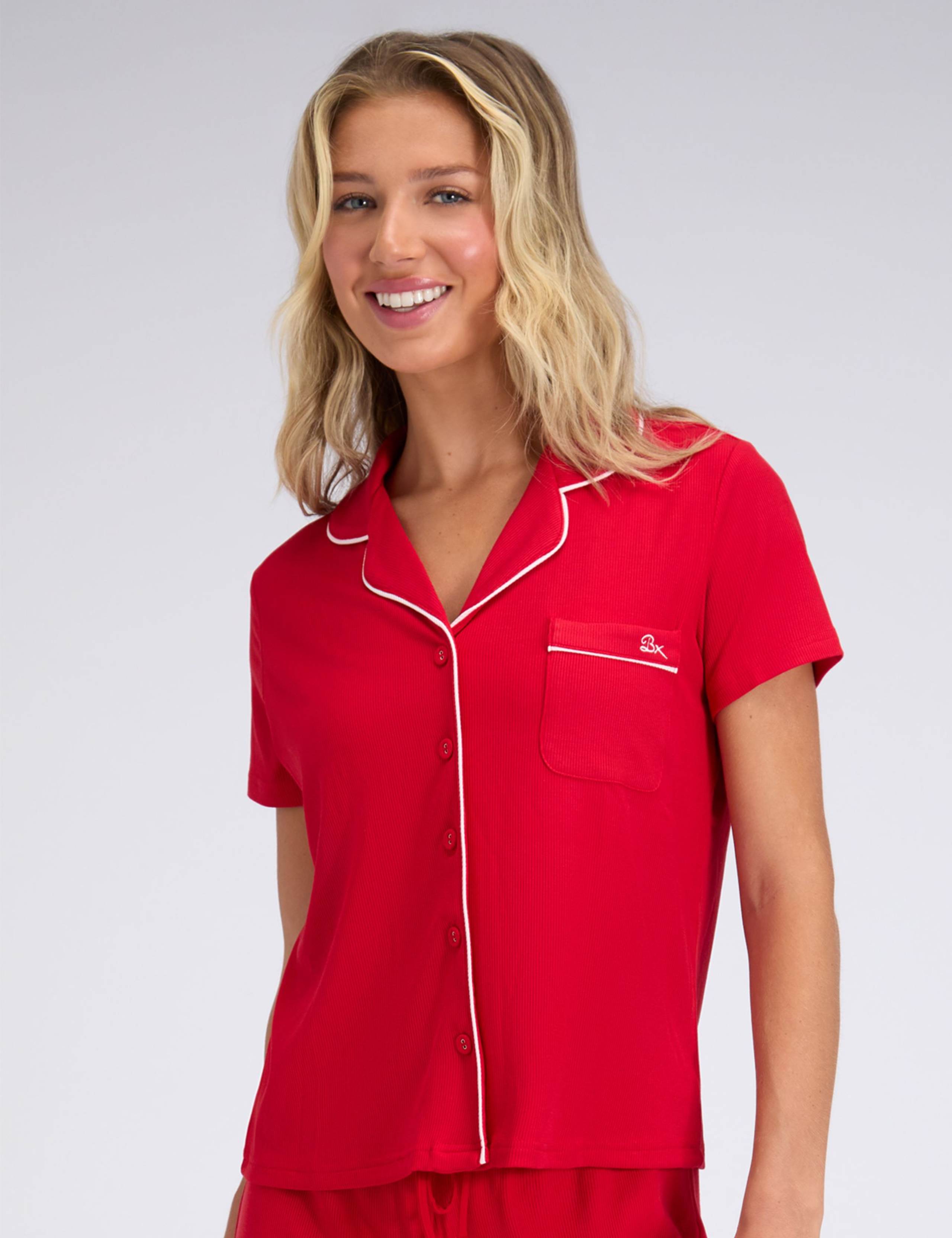 Modal Rich Ribbed Pyjama Shorts 6 of 8