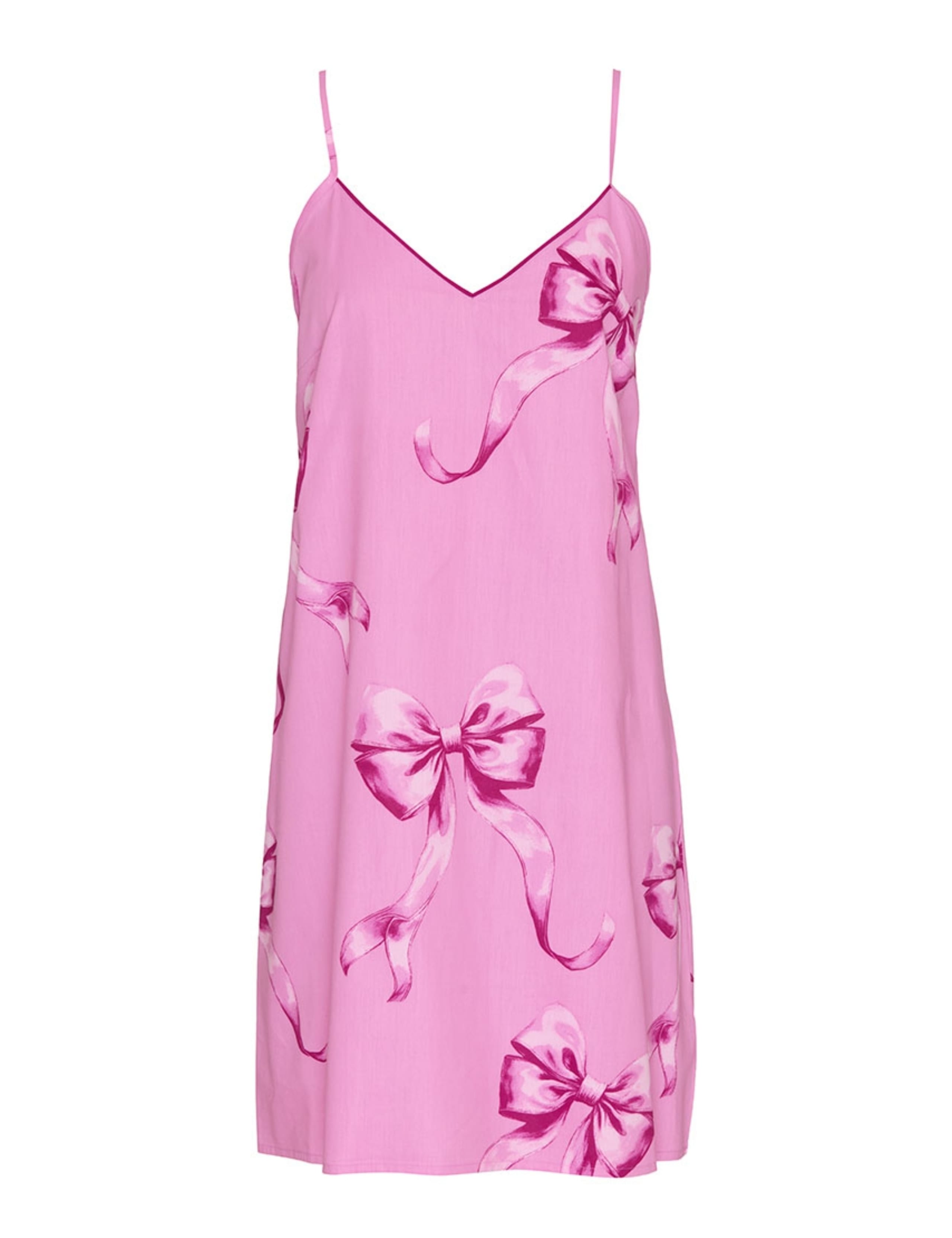 Cotton Modal Strappy Bow Print Nightdress 2 of 3