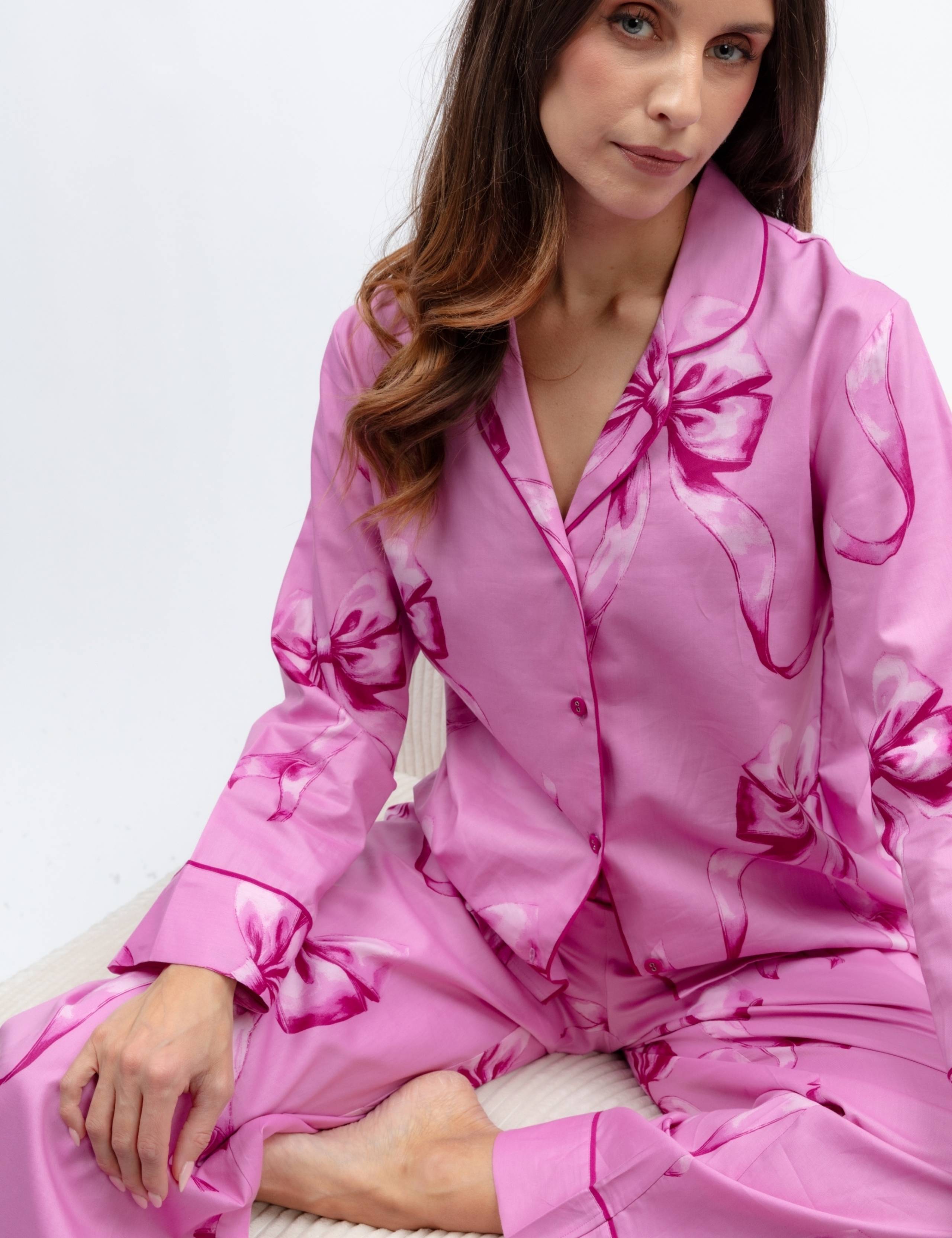 Cotton Modal Bow Print Pyjama Bottoms 3 of 4