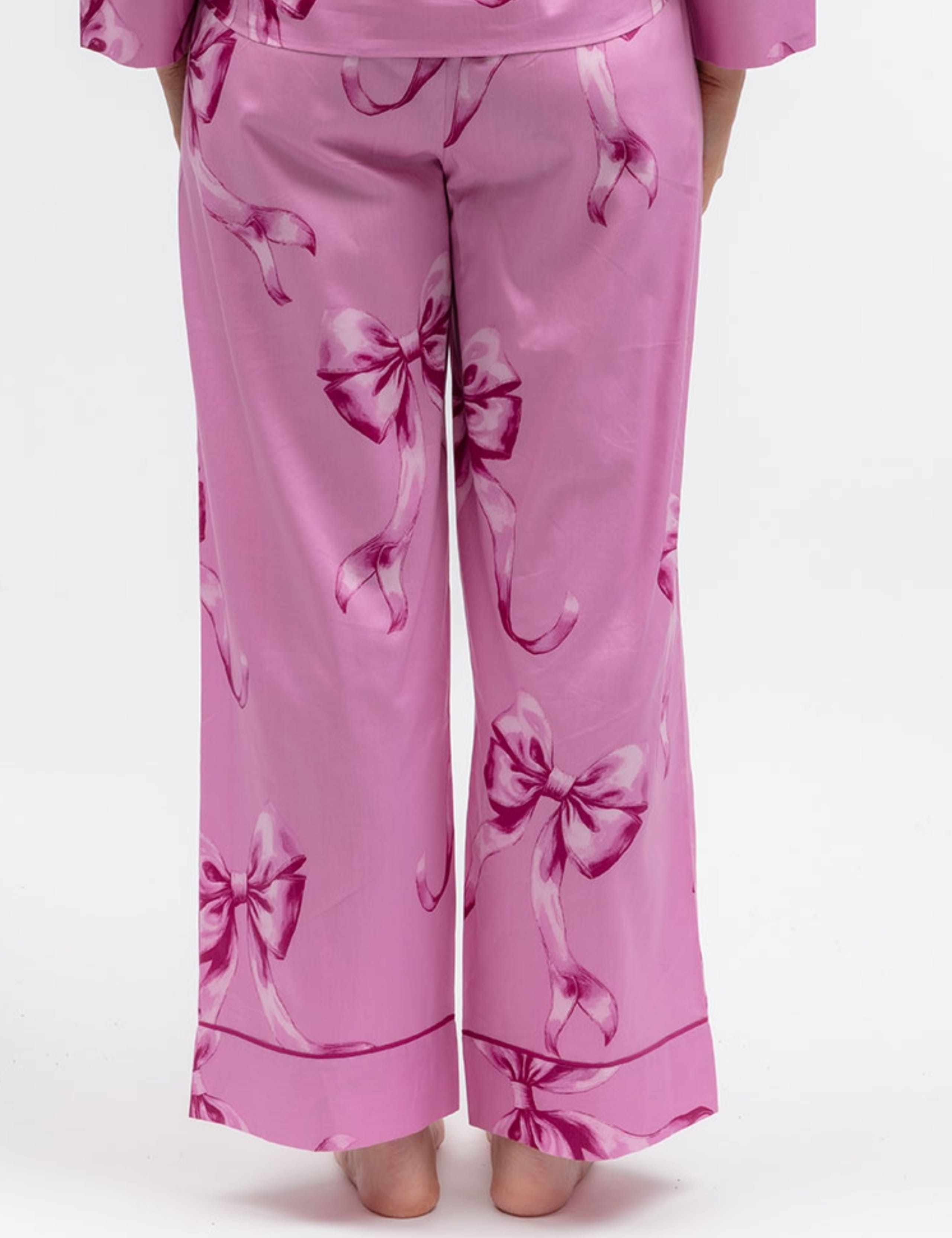 Cotton Modal Bow Print Pyjama Bottoms 4 of 4