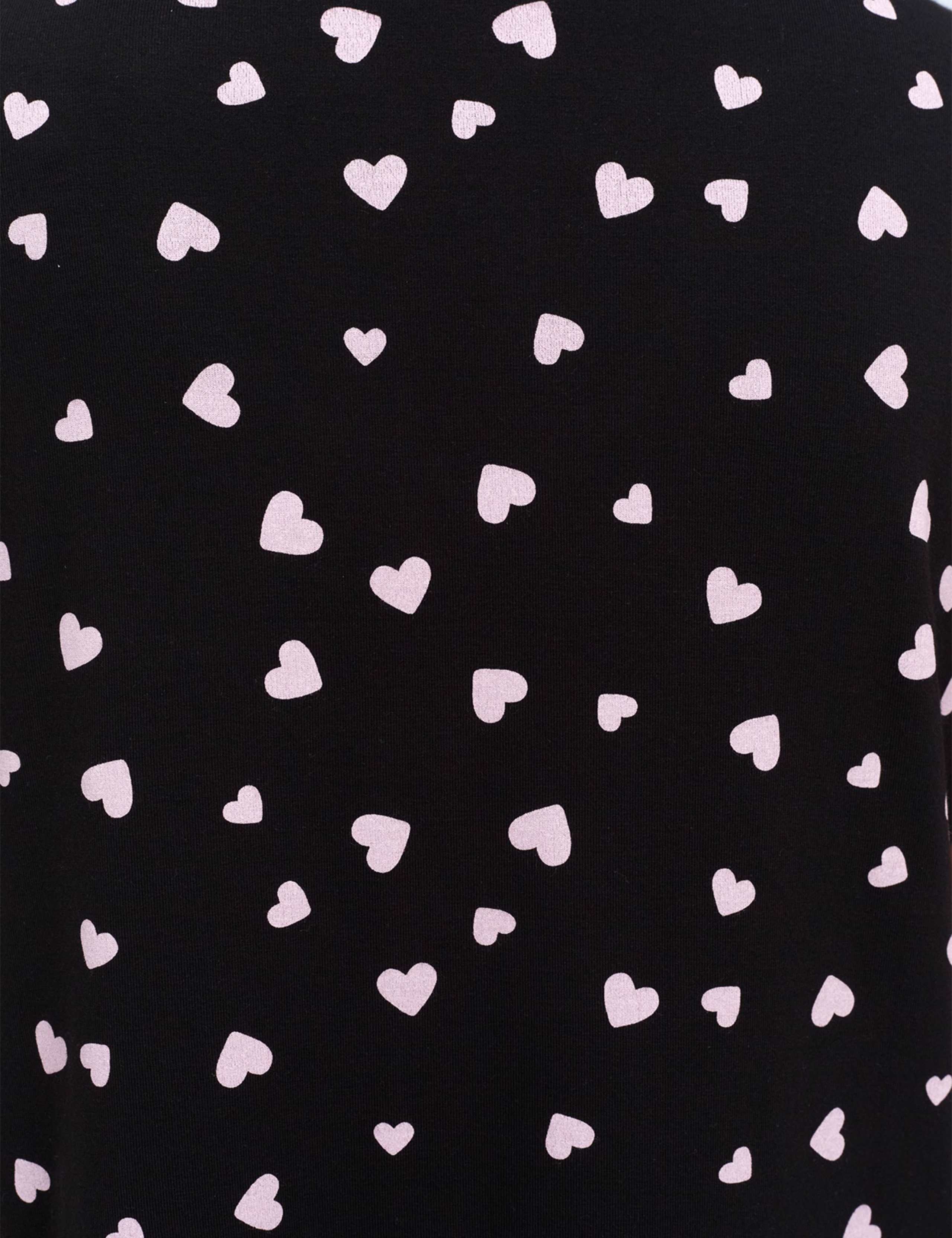 Modal Rich Heart Print Shortie Set 6 of 6